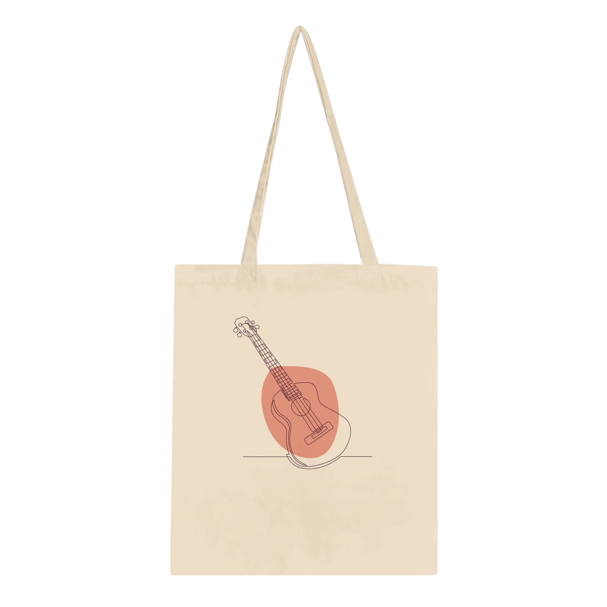 Tote Bag · Acoustic Guitar (Bold) Natural - BM ink.