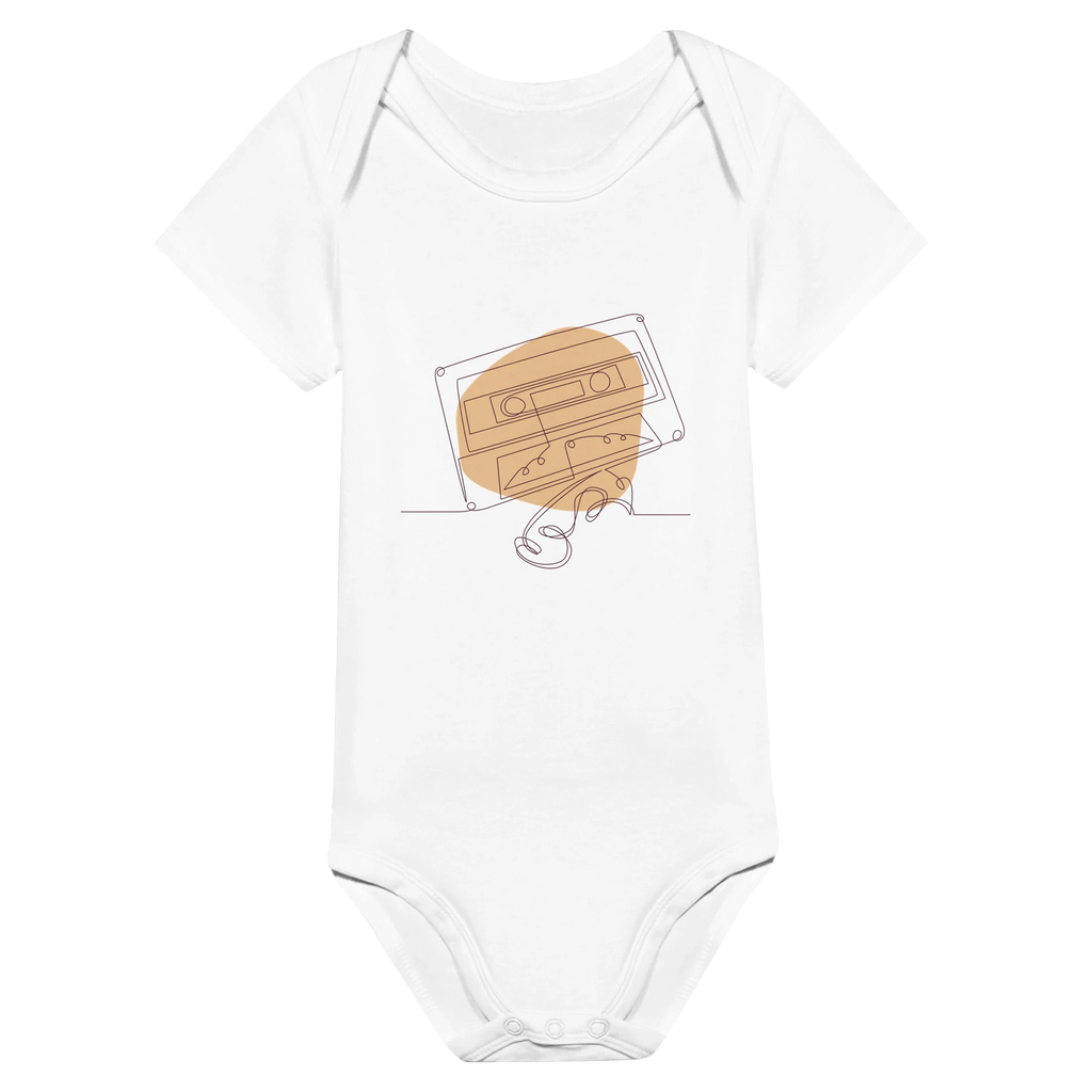 Baby Bodysuit · Audio Cassette Wrinkled Tape - BM ink.