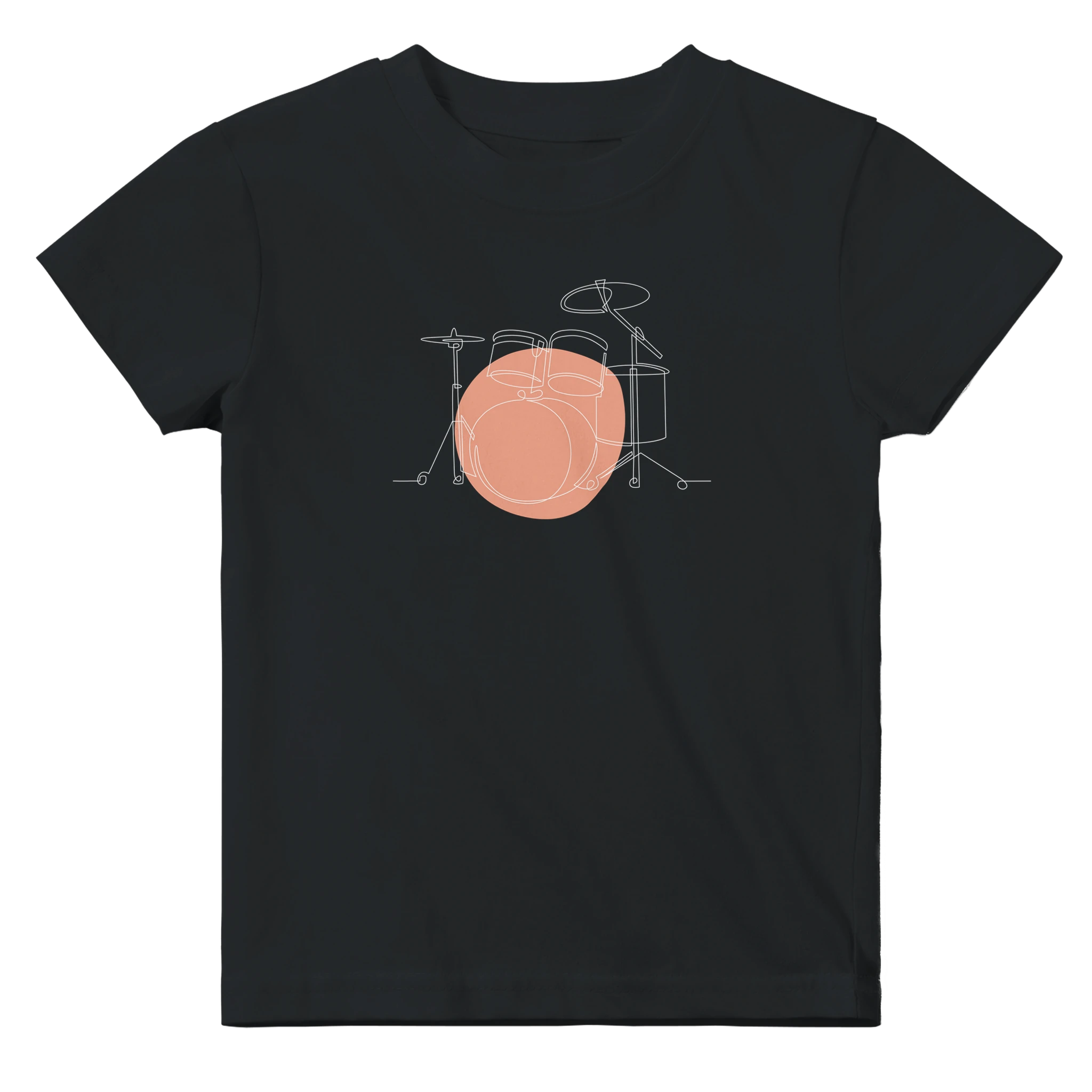 Baby T-Shirt · Drum Set (Bold) Black - BM ink.