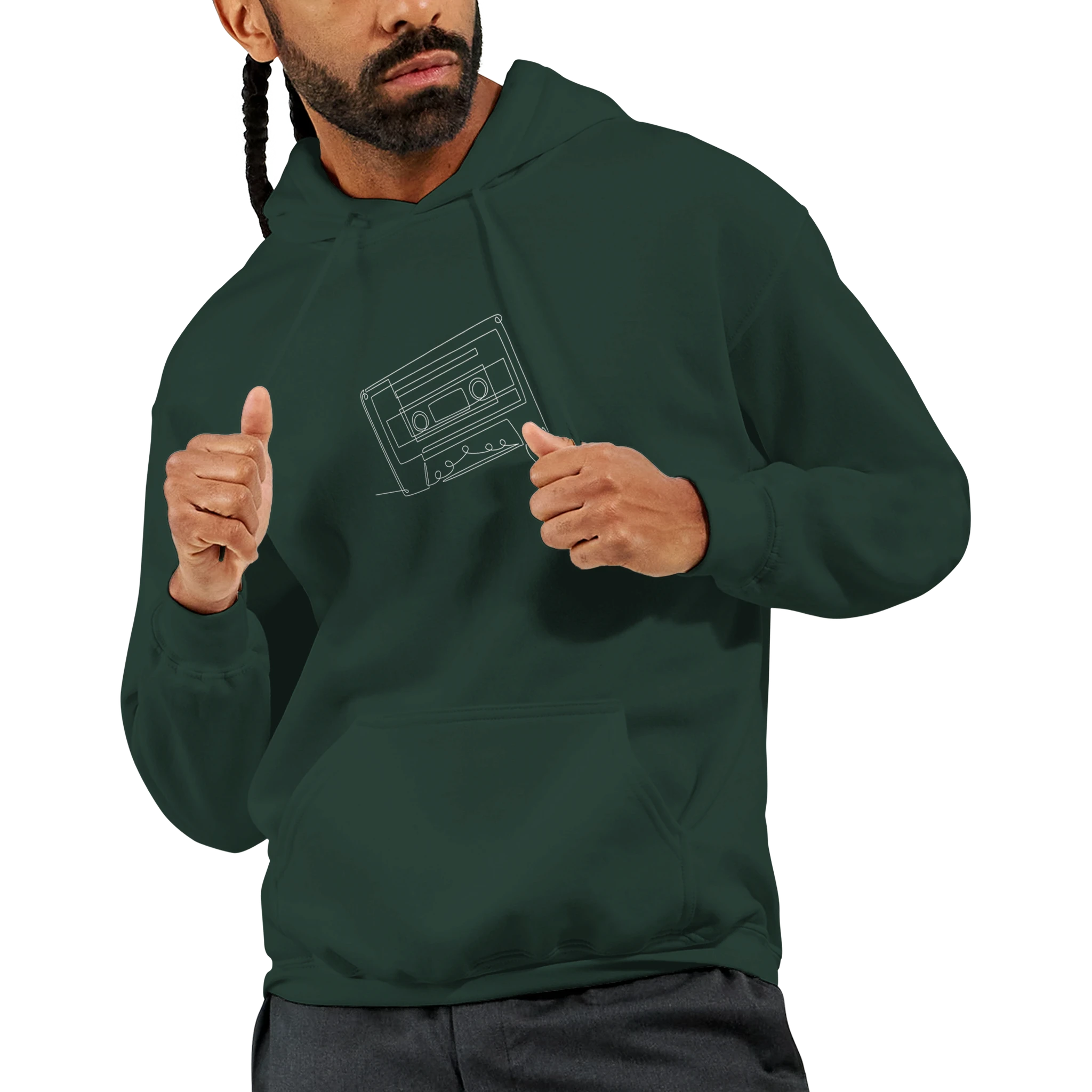 Analog Soul · Adult Hoodie Bold Forest Green - BM ink.