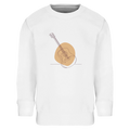 Kids Sweatshirt · Acoustic Guitar (Light) White - BM ink.