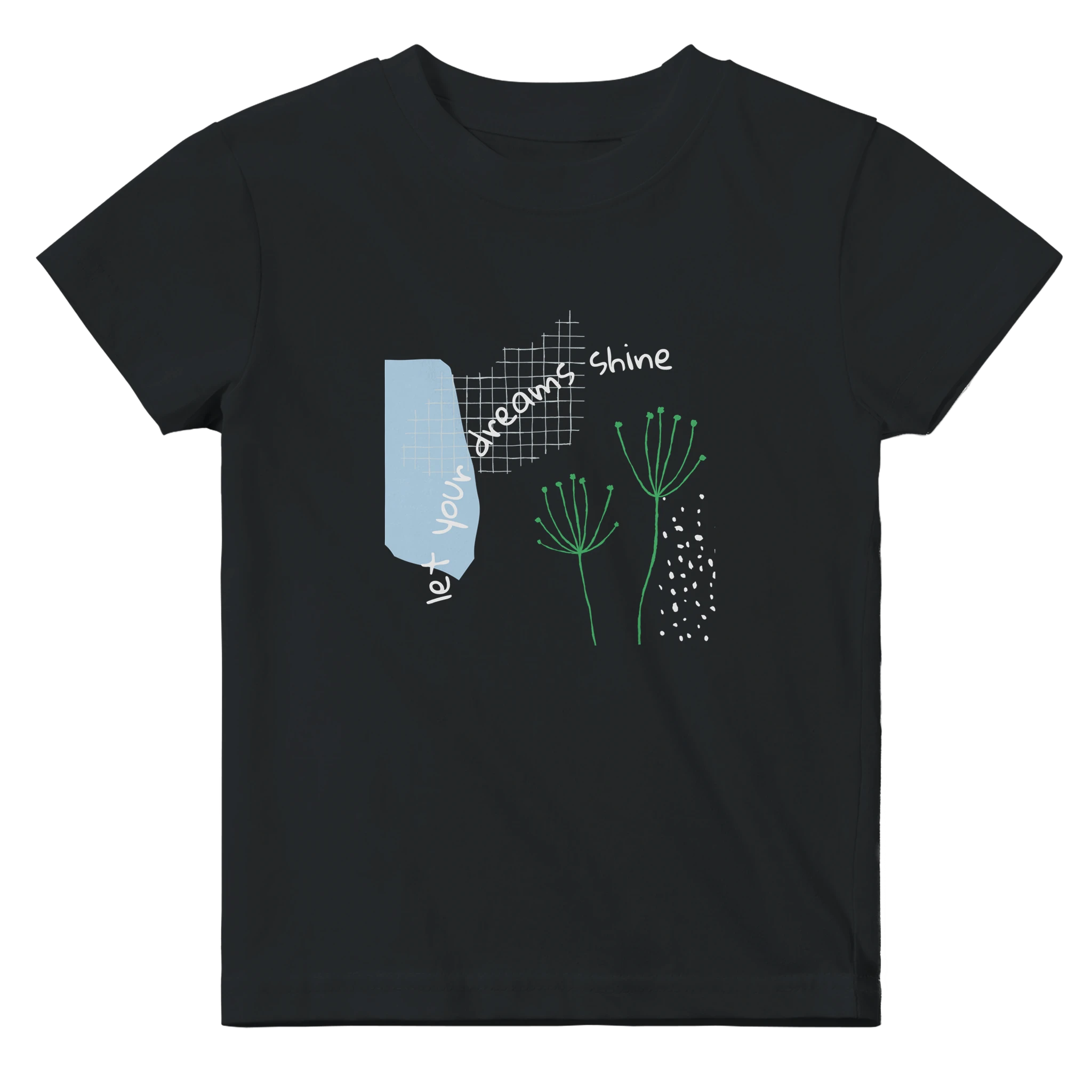 Baby T-Shirt · Let Your Dreams Shine Black - BM ink.