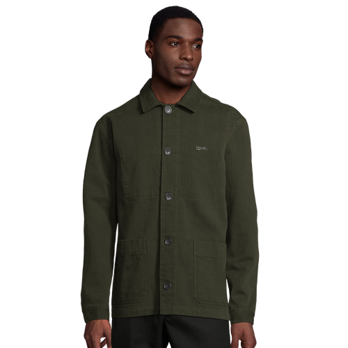 love. · Embroidered Adult Premium Jacket Deep Khaki - BM ink.