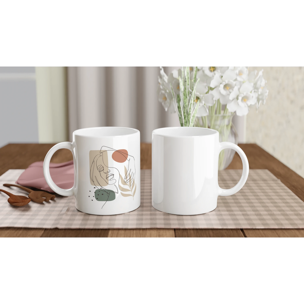 Soft Confidence · Ceramic Mug Ceramic White Left - BM ink.