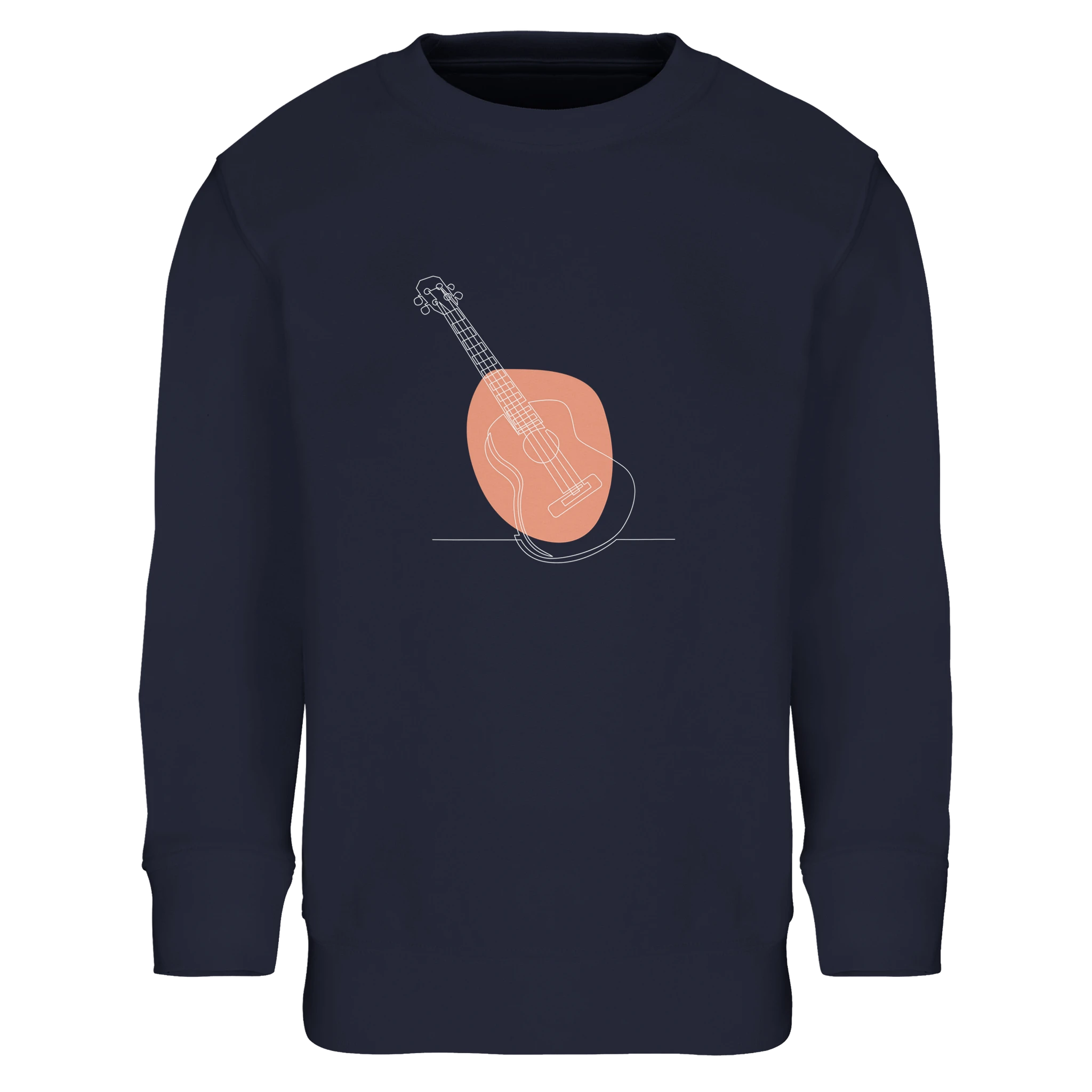 Kids Sweatshirt · Acoustic Guitar (Bold) French Navy - BM ink.