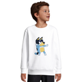 Kids Sweatshirt · Bluey's Dad Bandit White - BM ink.