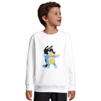 Kids Sweatshirt · Bluey's Dad Bandit White - BM ink.