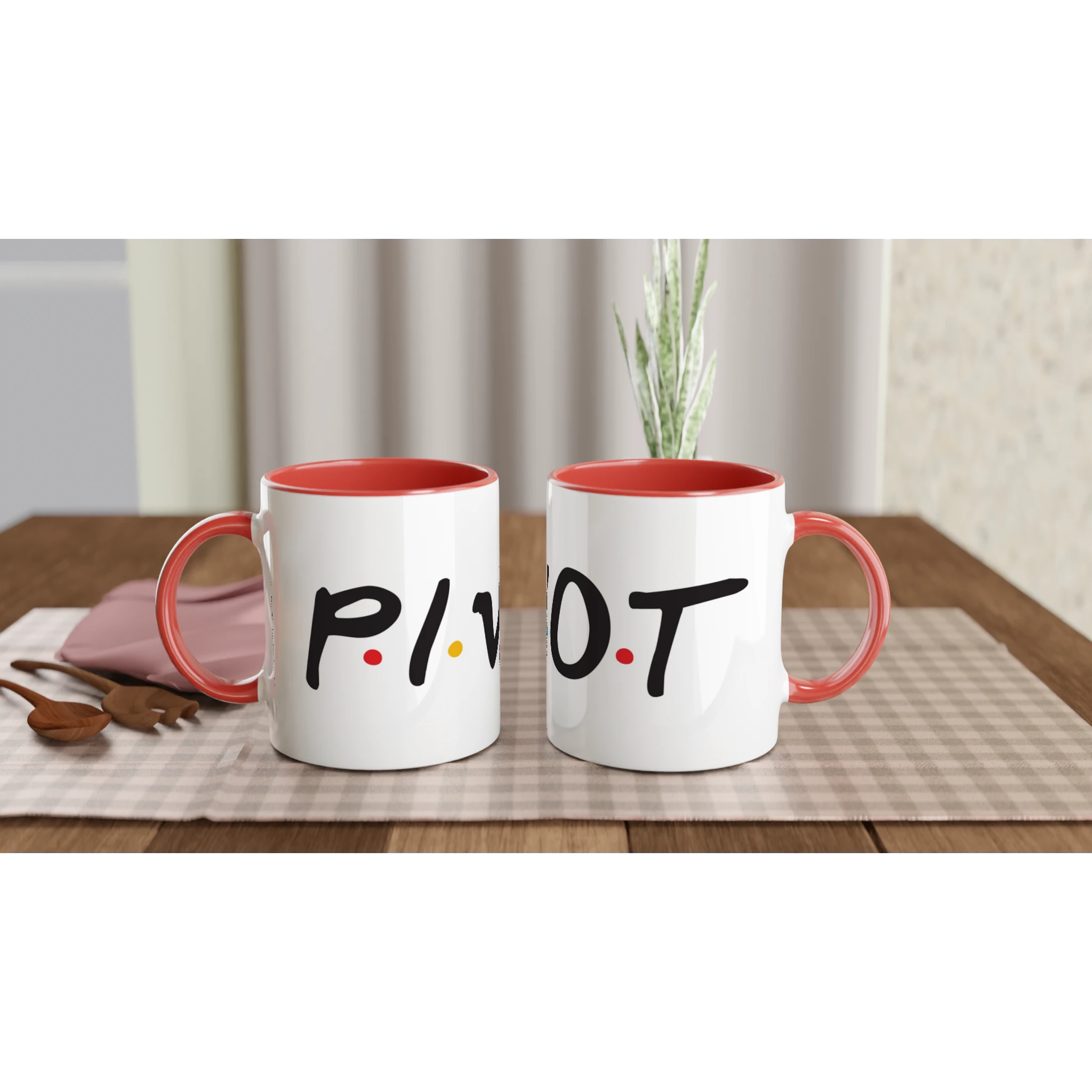 Ceramic Mug · Friends Pivot Ceramic Red - BM ink.