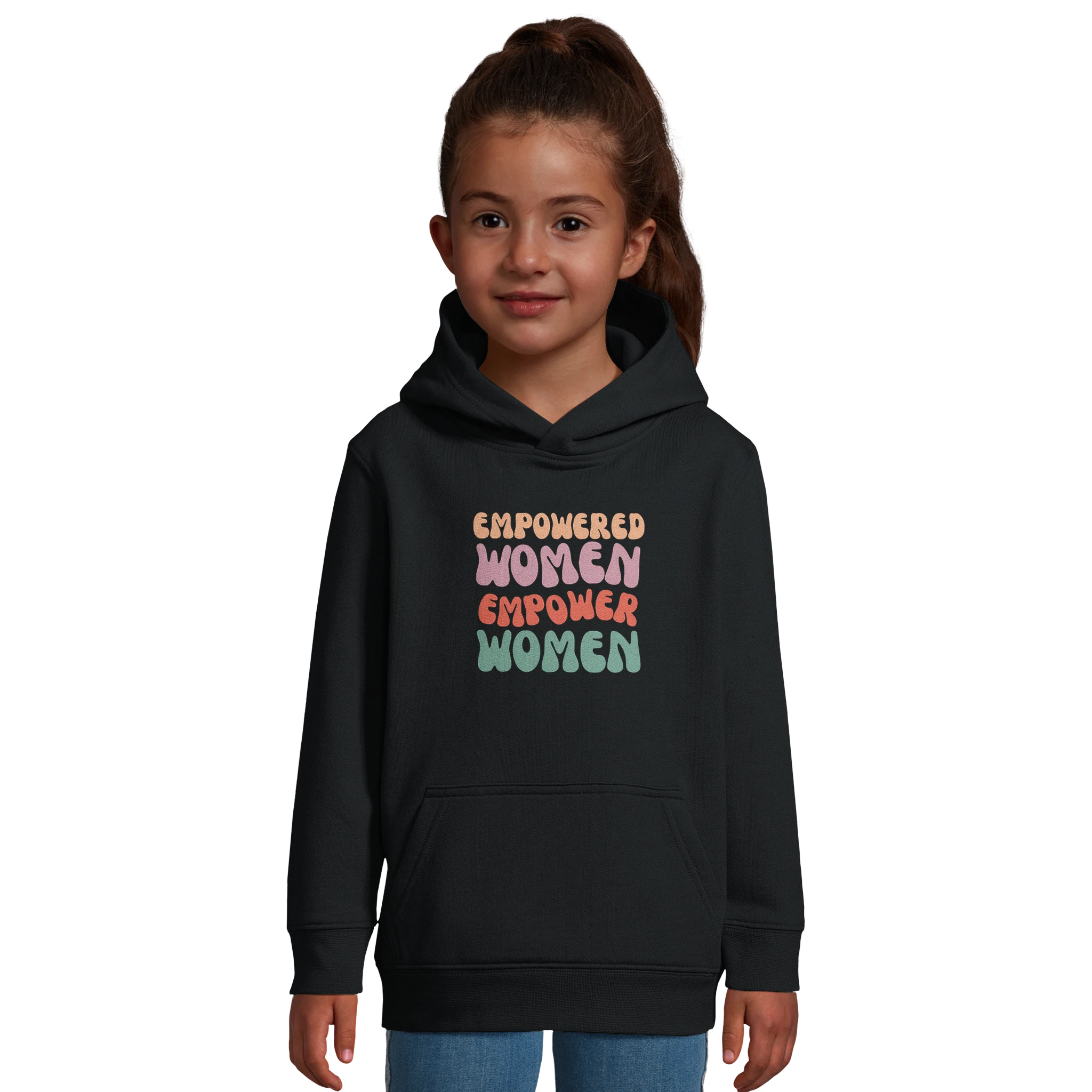 Rise Together · Kids Hoodie Bold Black - BM ink.