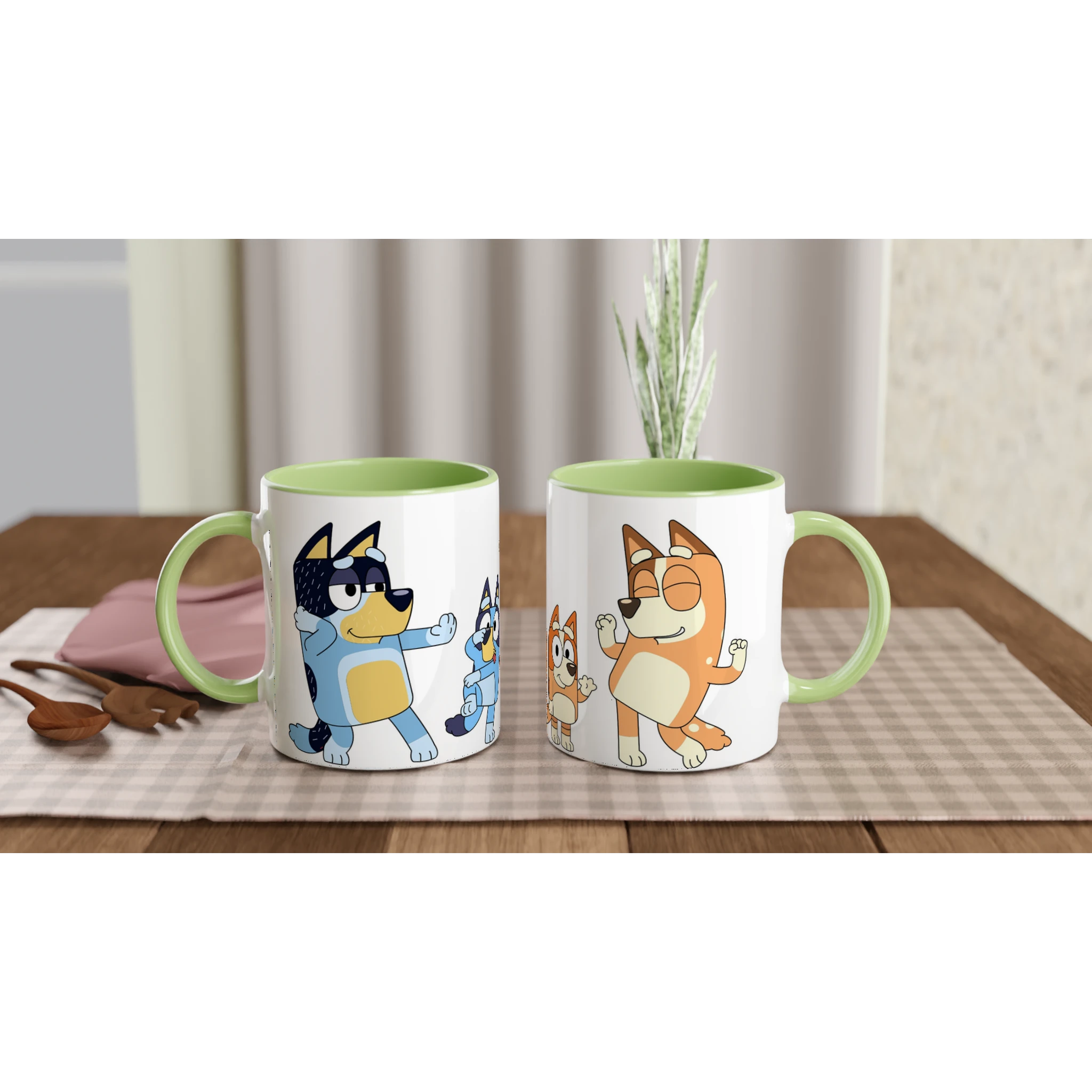 Ceramic Mug · Bluey The Heelers Ceramic Green - BM ink.