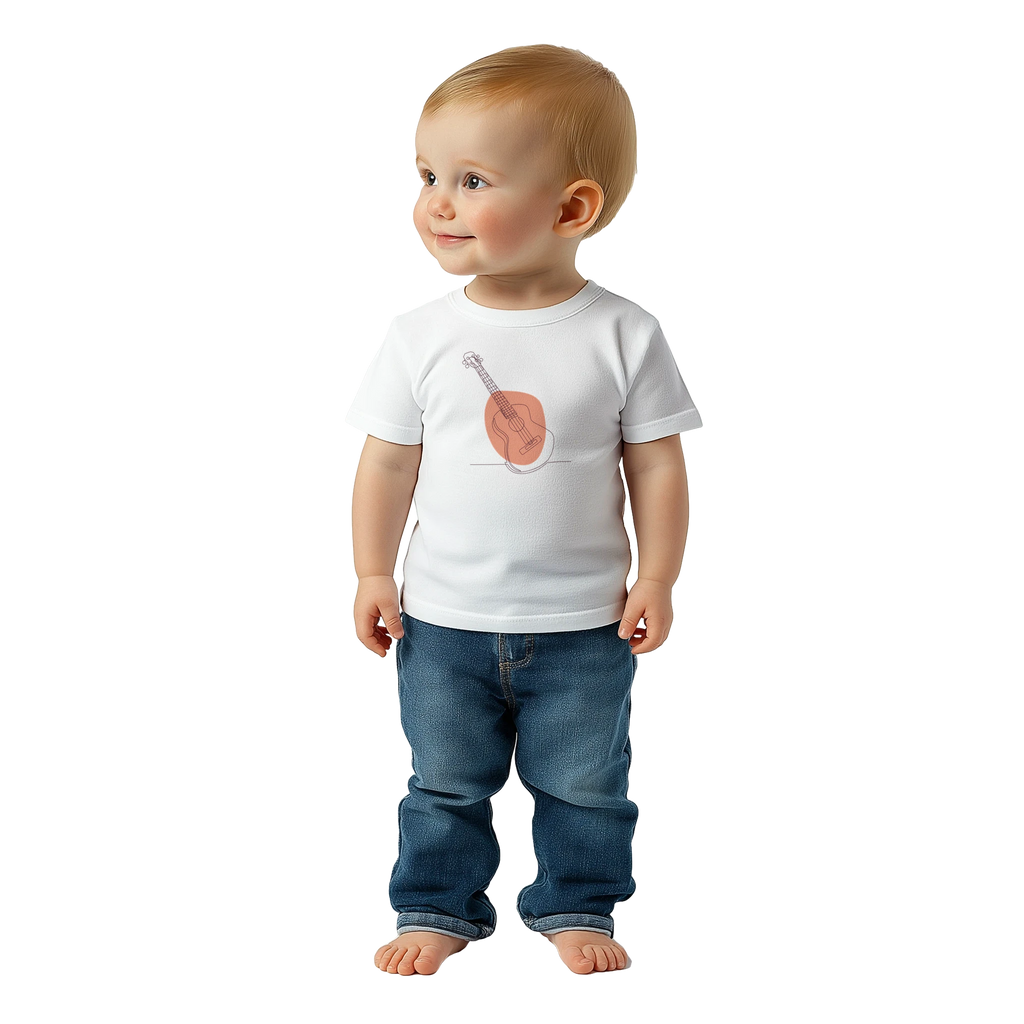 Baby T-shirt · Acoustic Guitar (Bold) - BM ink.