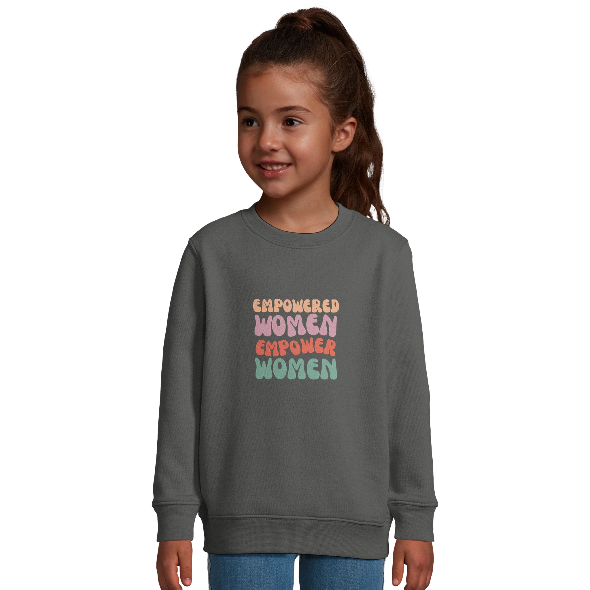 Rise Together · Kids Sweatshirt Bold Grey Melange - BM ink.