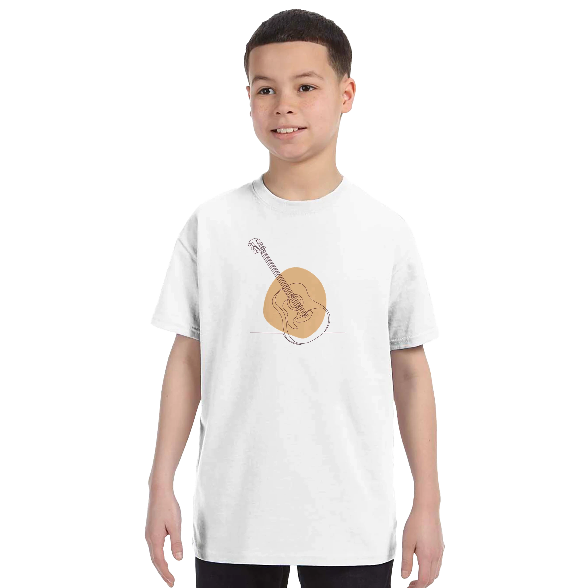 Kids T-Shirt · Acoustic Guitar (Light) - BM ink.