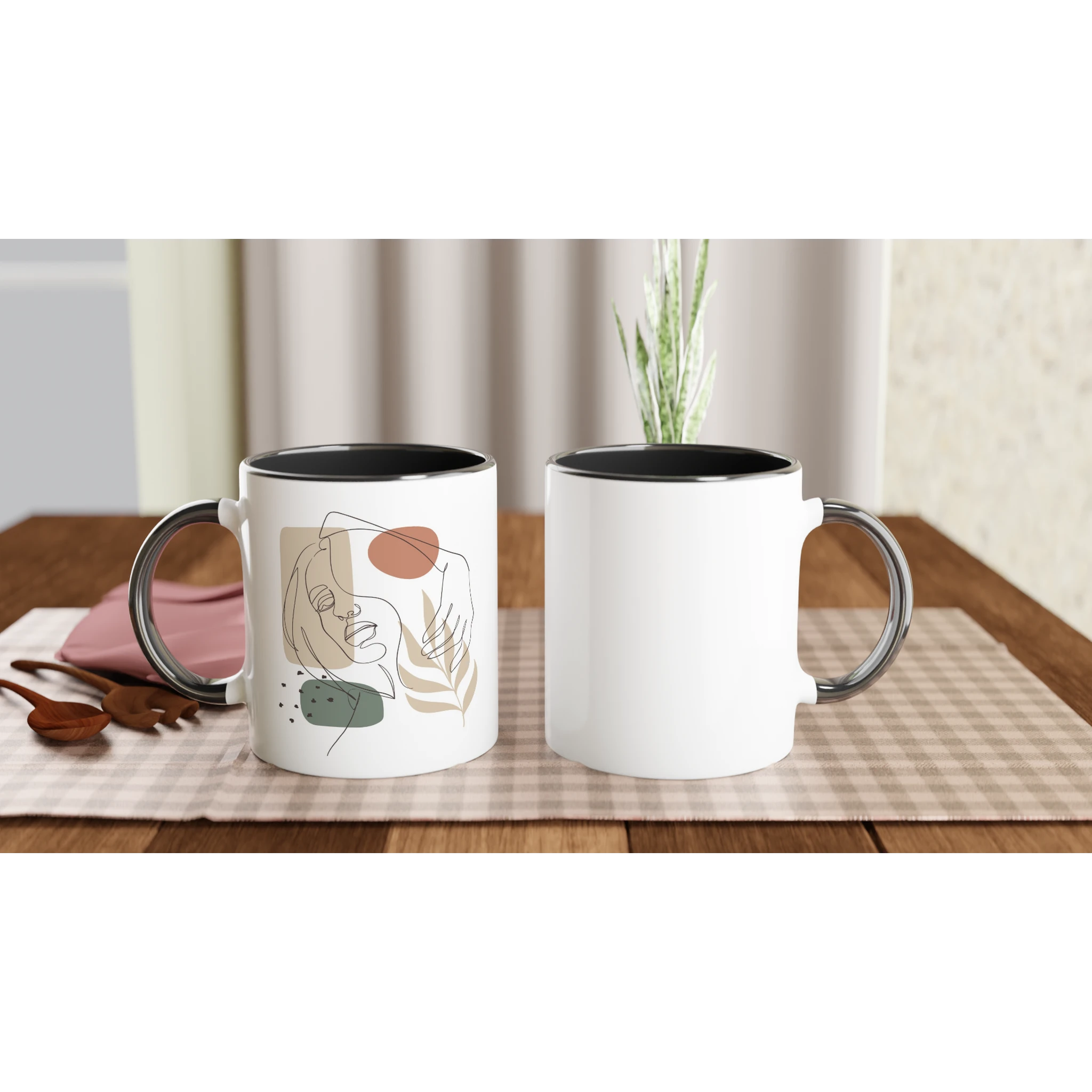Soft Confidence · Ceramic Mug Ceramic Black Left - BM ink.