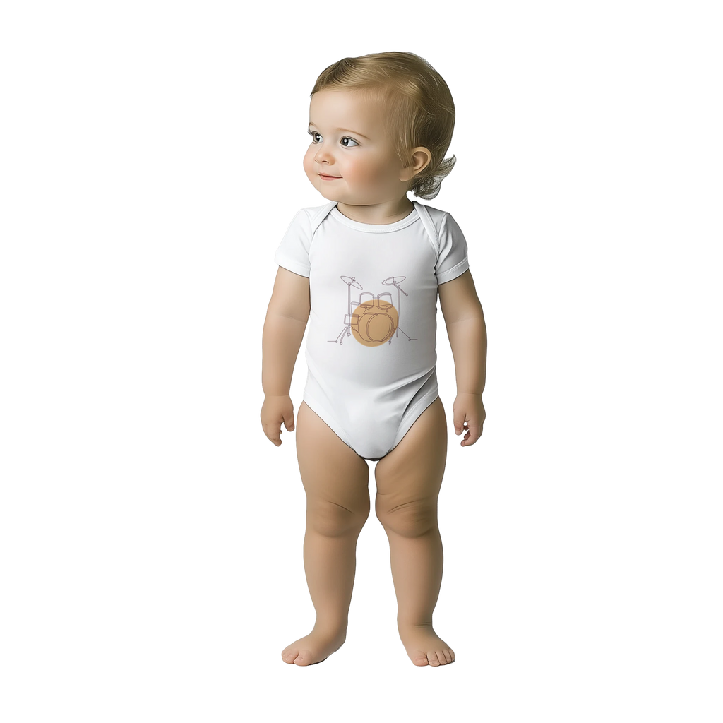Baby Bodysuit · Drum Set (Light) - BM ink.