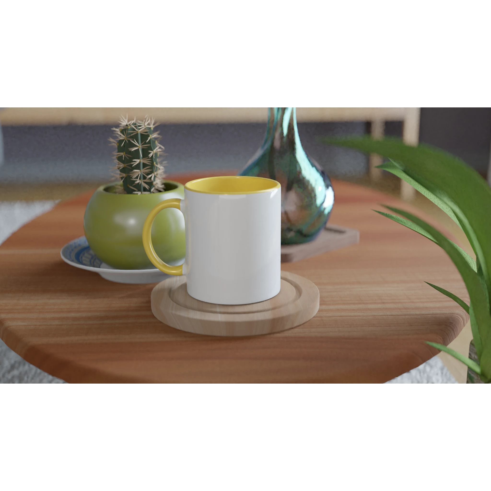 Ceramic Mug · Let Your Dreams Shine Ceramic Yellow Right - BM ink.