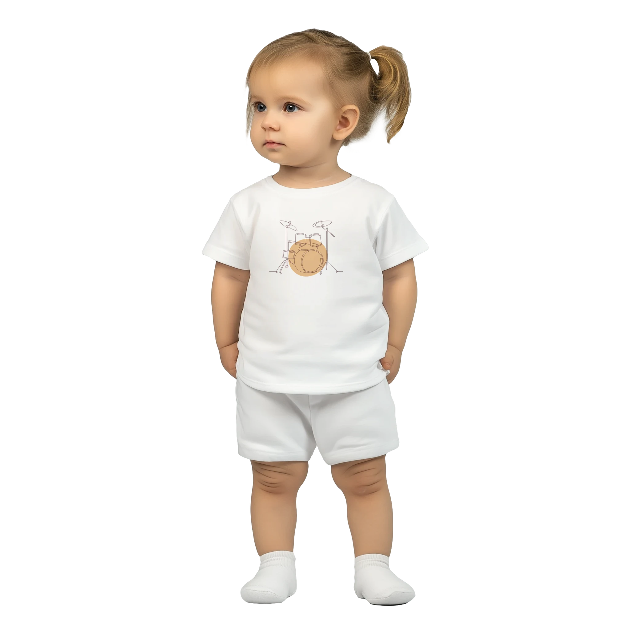 Baby T-Shirt · Drum Set (Light) - BM ink.