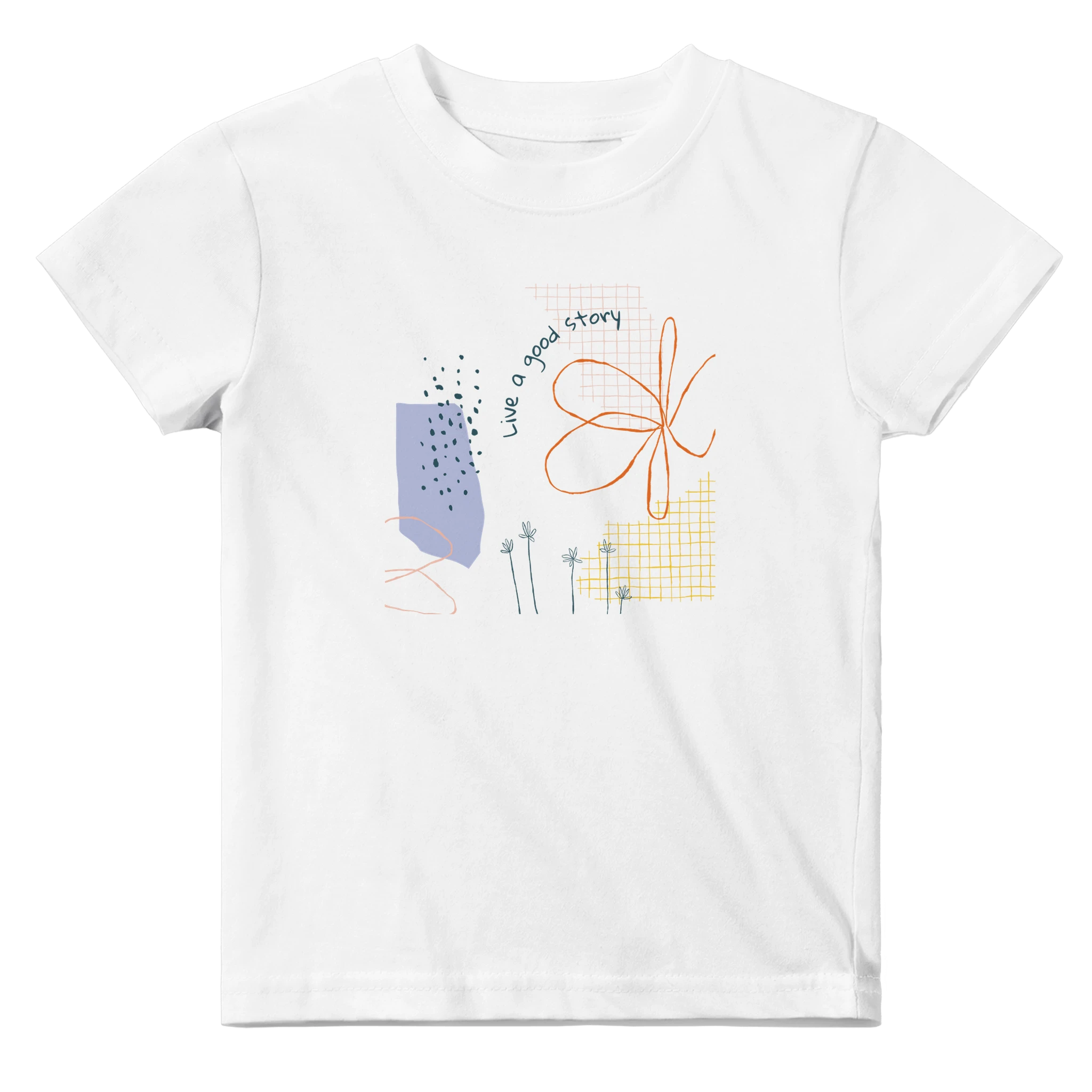Baby T-shirt · Live a Good Story White - BM ink.