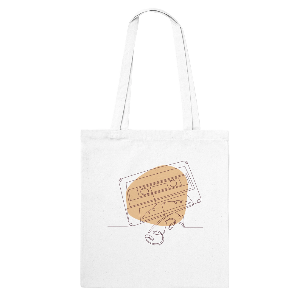 Tote Bag · Audio Cassette Wrinkled Tape - BM ink.