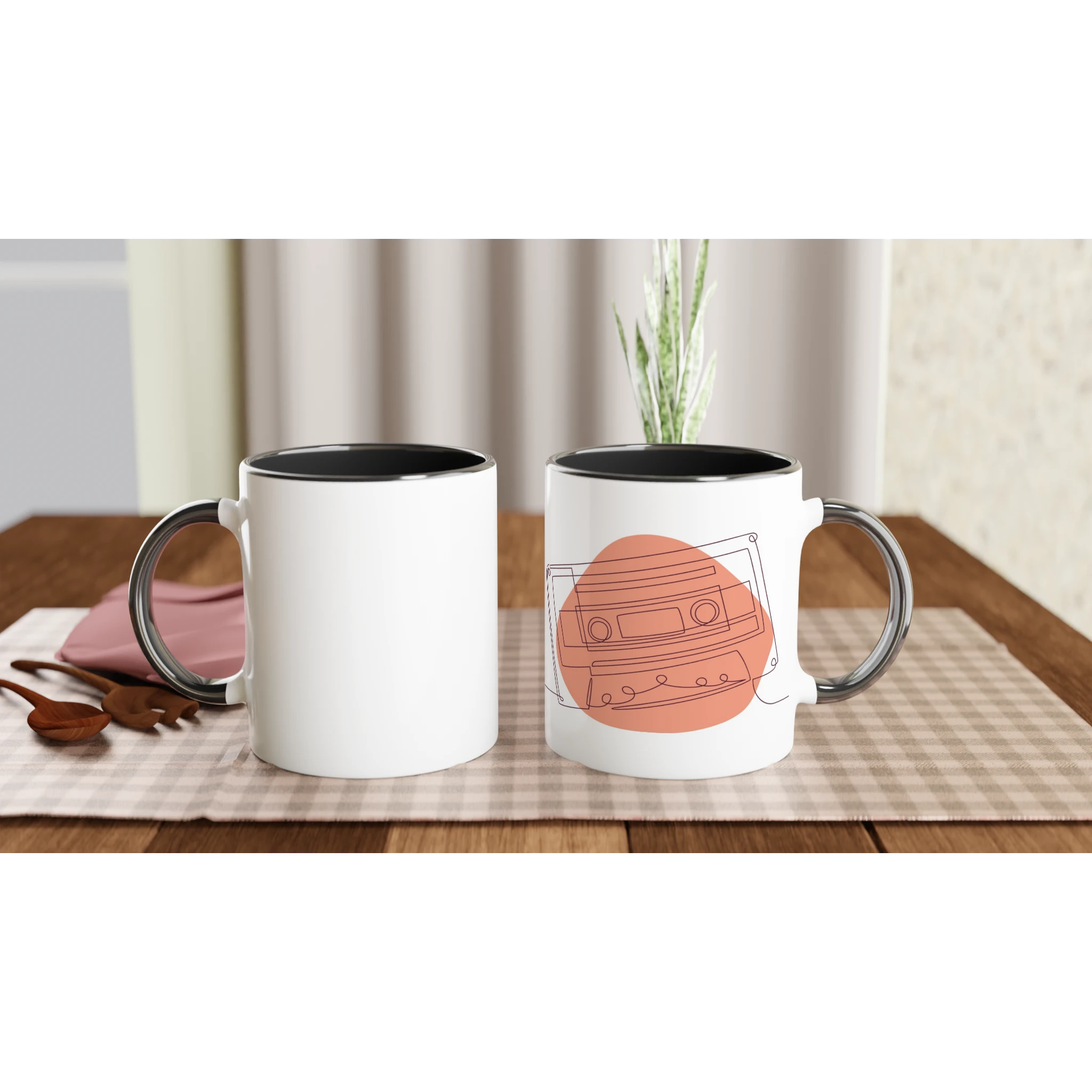 Analog Soul · Ceramic Mug Ceramic Black Cassette Right - BM ink.