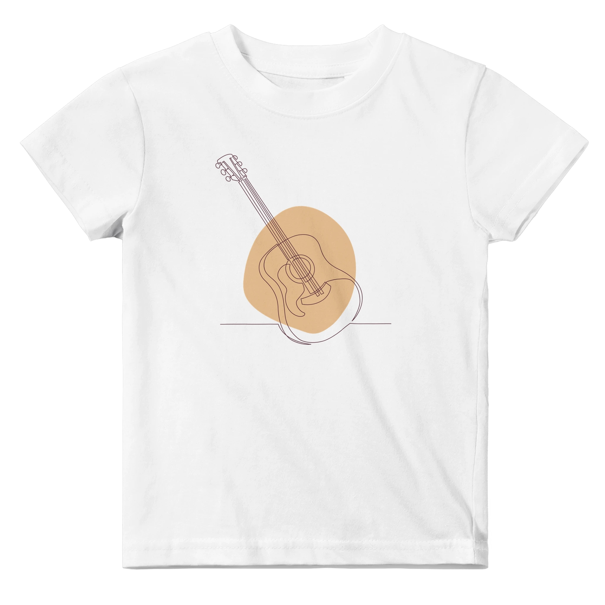 Baby T-Shirt · Acoustic Guitar (Light) White - BM ink.