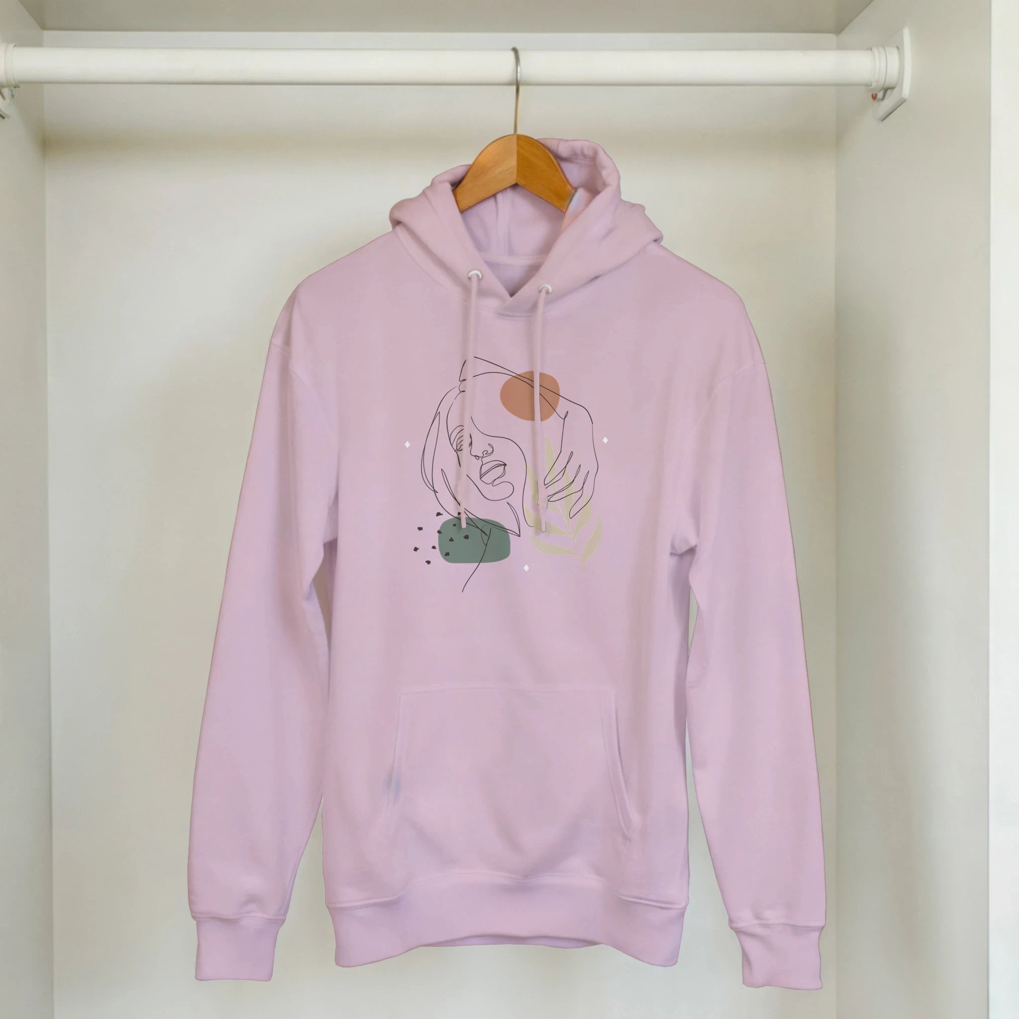 Soft Confidence · Adult Hoodie Bold Light Pink - BM ink.
