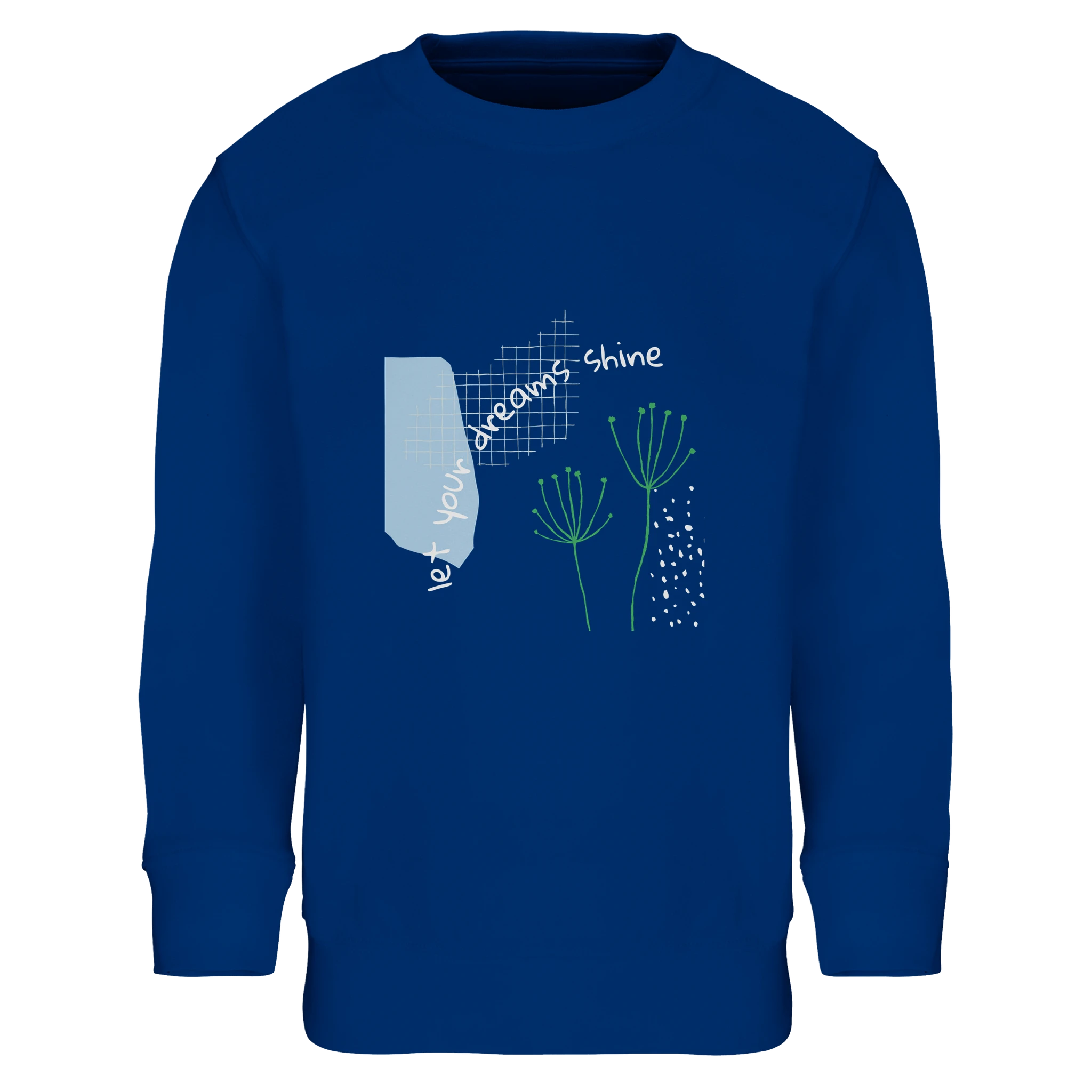 Kids Sweatshirt · Let Your Dreams Shine Royal Blue - BM ink.