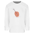 Kids Sweatshirt · Acoustic Guitar (Bold) White - BM ink.