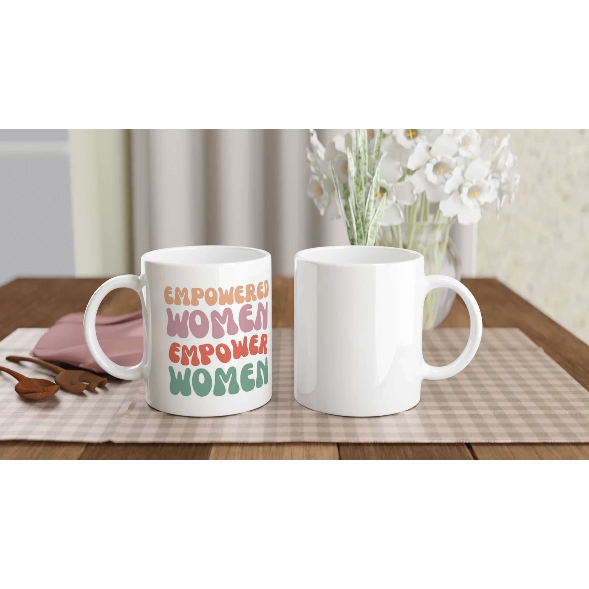Rise Together · Ceramic Mug Ceramic White Left - BM ink.