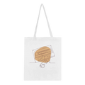 Tote Bag · Audio Cassette Wrinkled Tape White - BM ink.