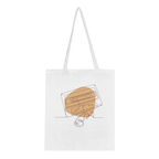 Tote Bag · Audio Cassette Wrinkled Tape White - BM ink.