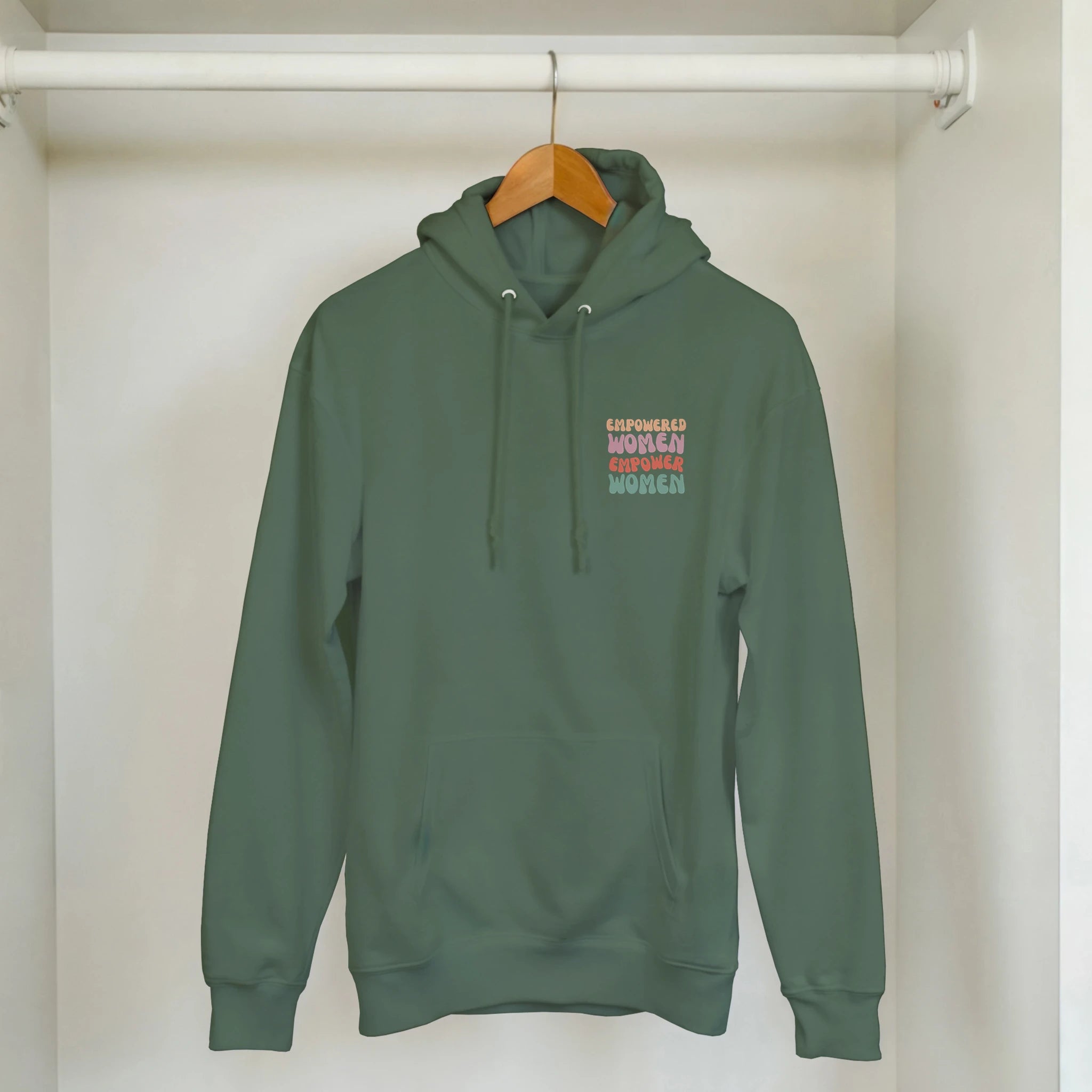 Rise Together · Adult Hoodie Subtle Military Green - BM ink.