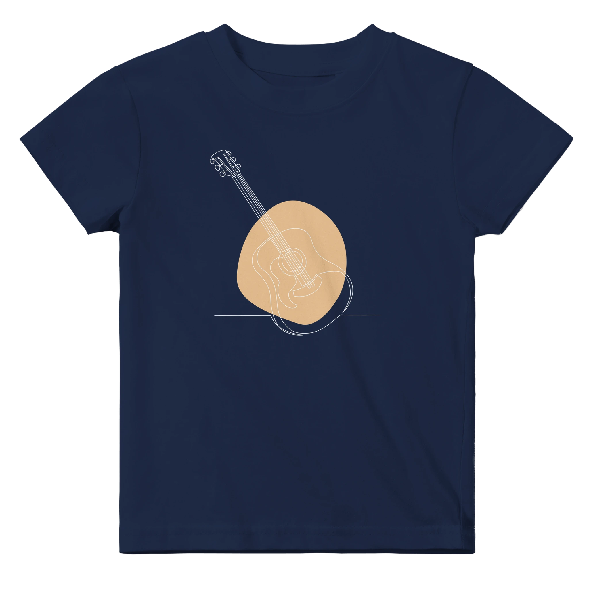 Baby T-Shirt · Acoustic Guitar (Light) Navy - BM ink.