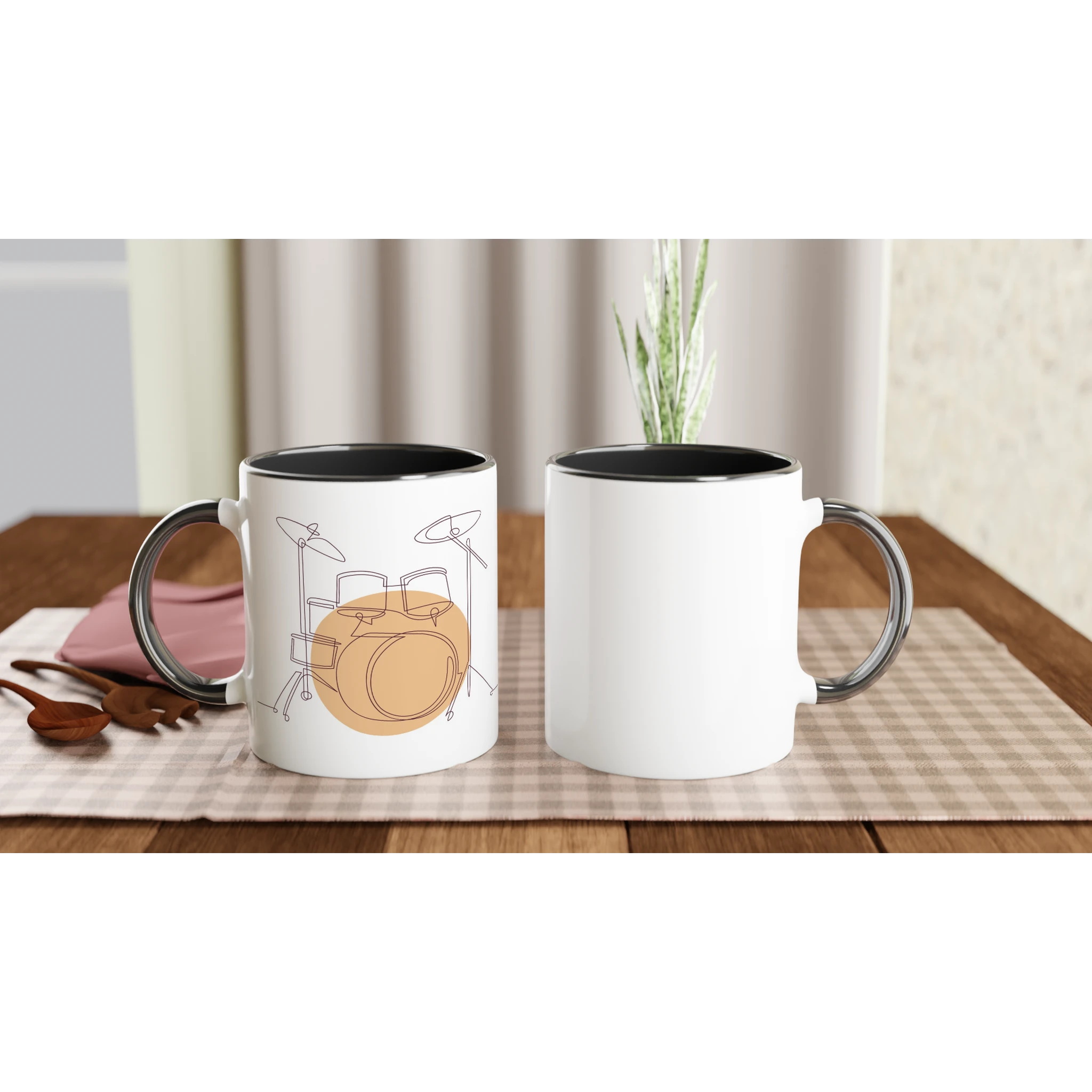 Ceramic Mug · Drum Sets Ceramic Black Light Left - BM ink.