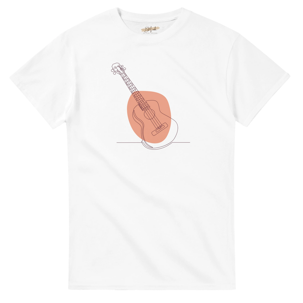 Adult T-Shirt · Acoustic Guitar (Bold) - BM ink.