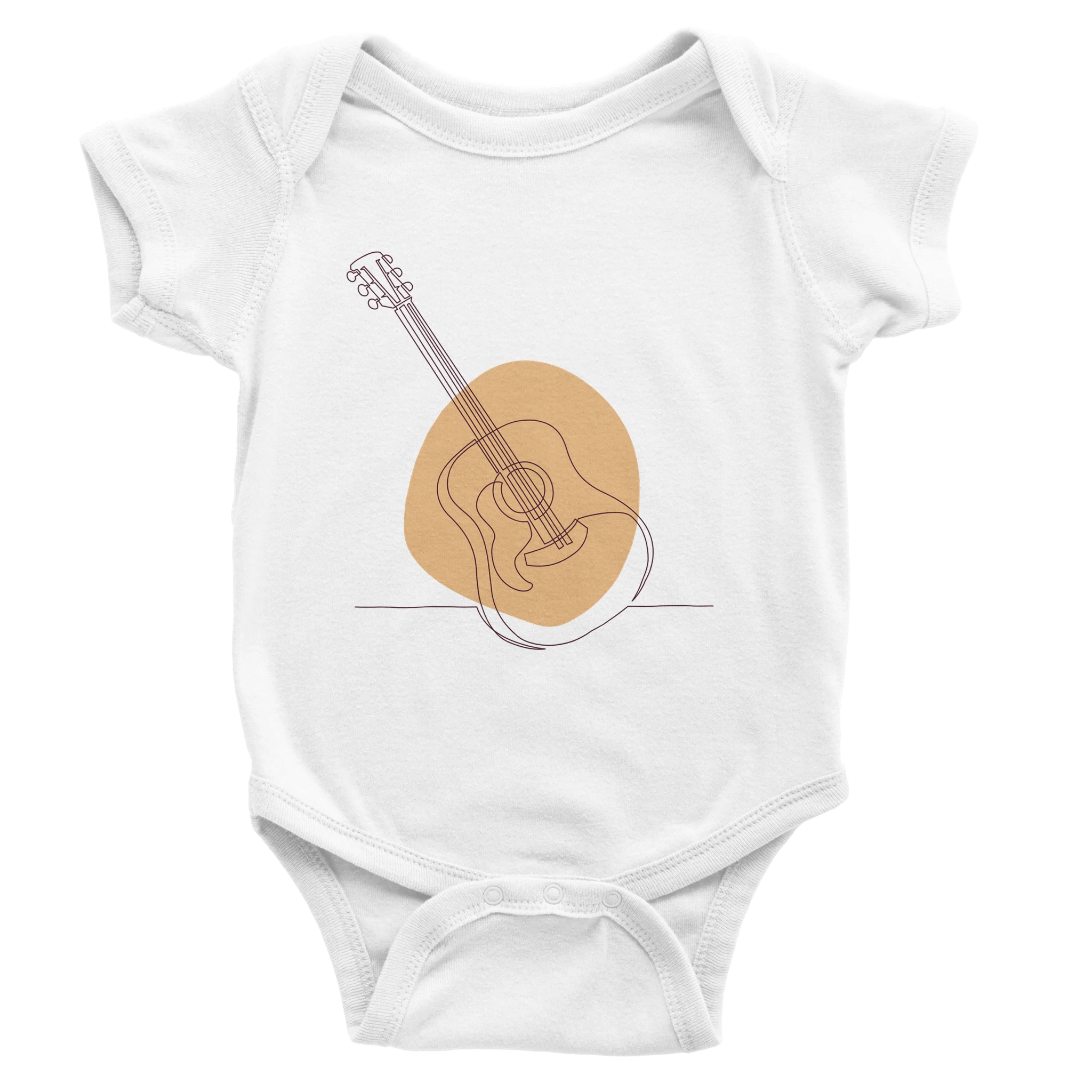 Baby Bodysuit · Acoustic Guitar (Light) White - BM ink.