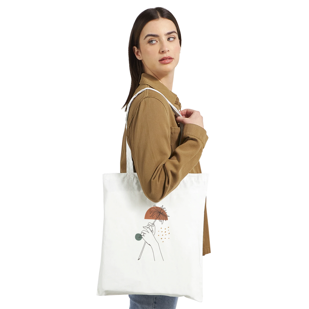 Quiet Bloom · Tote Bag White - BM ink.