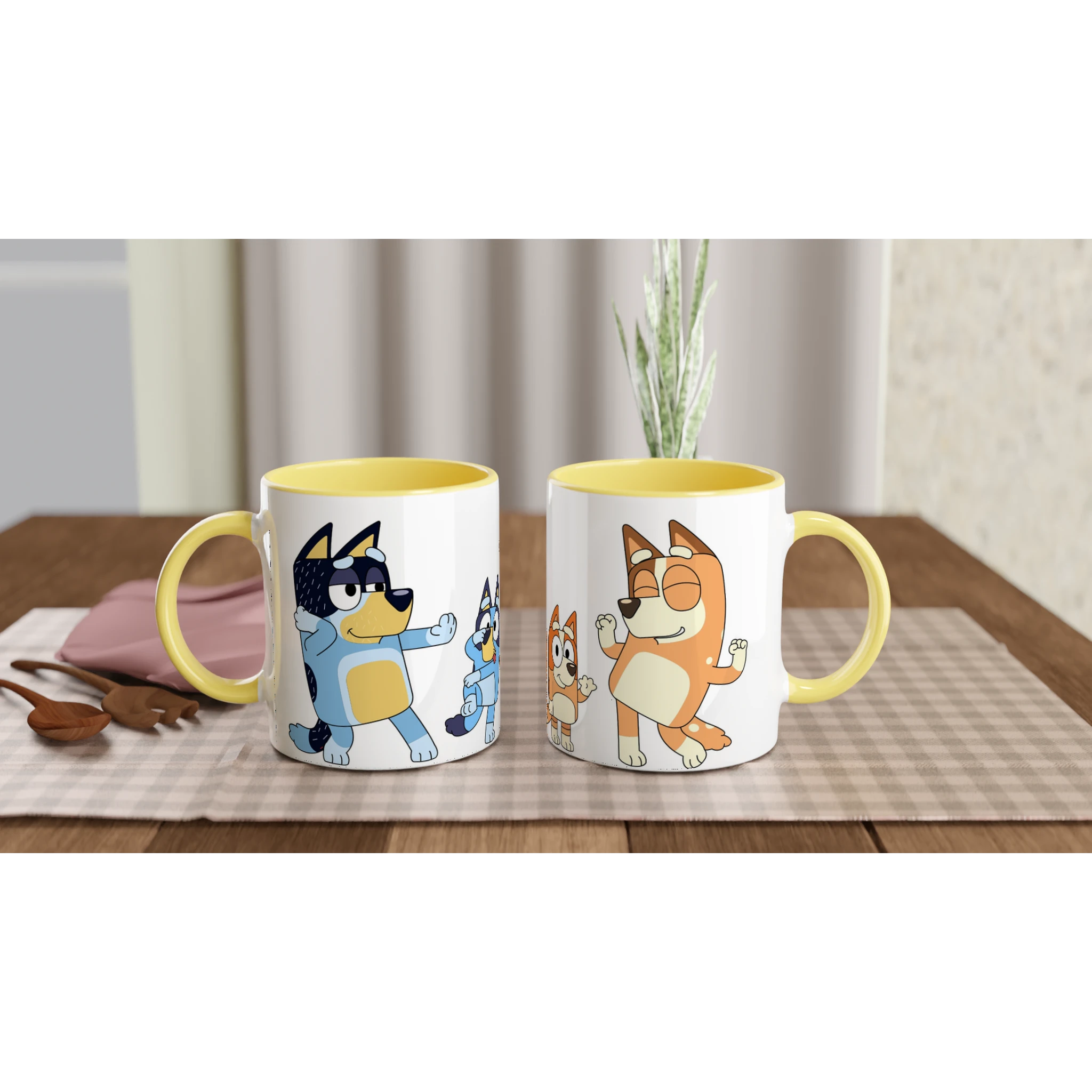 Ceramic Mug · Bluey The Heelers Ceramic Yellow - BM ink.