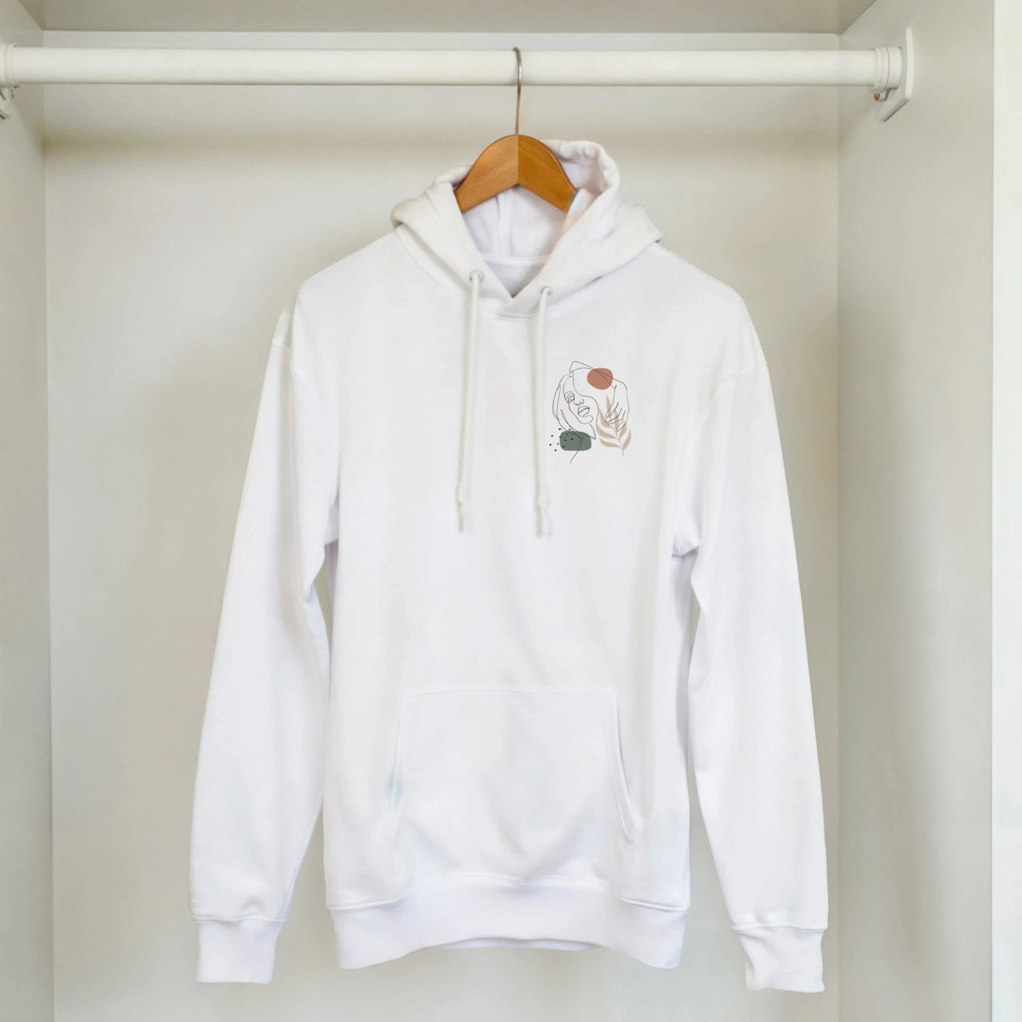 Soft Confidence · Adult Hoodie Subtle White - BM ink.