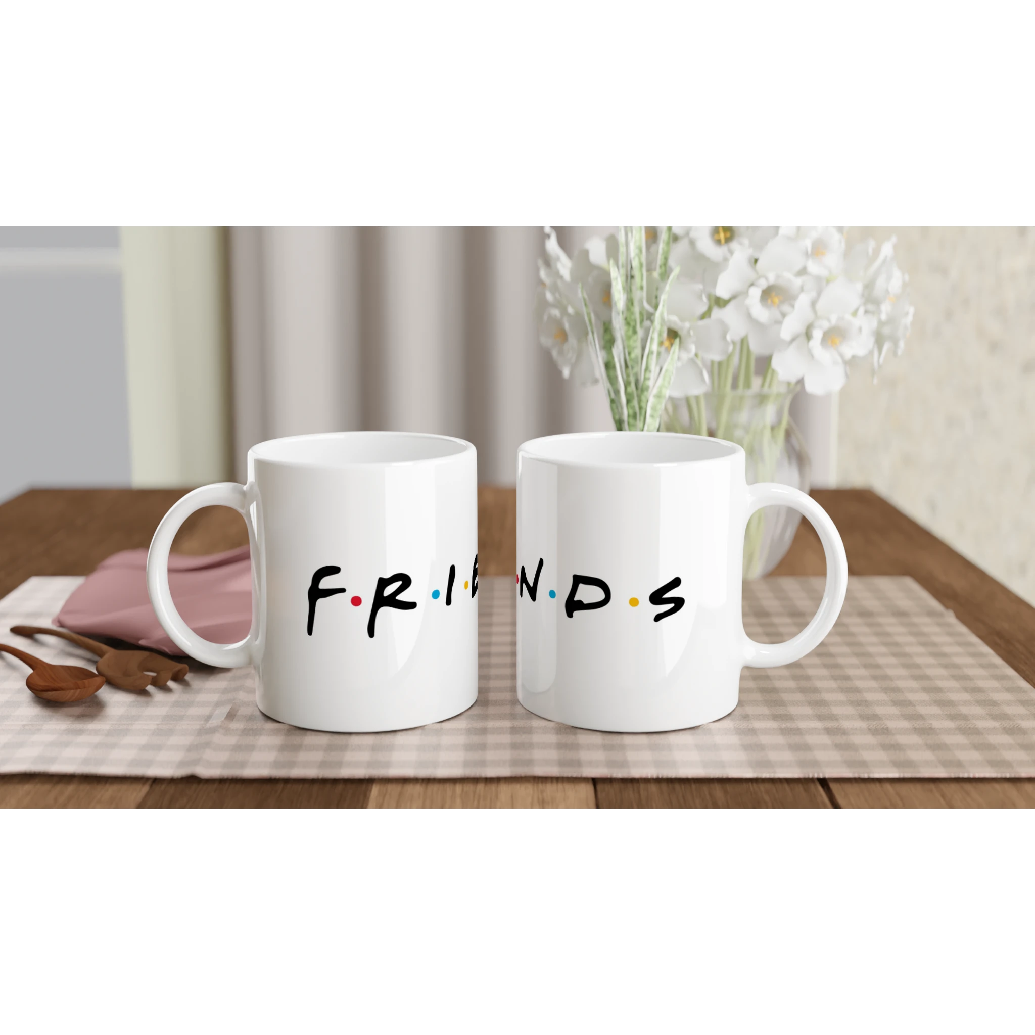 Ceramic Mug · Friends Logo Ceramic White - BM ink.