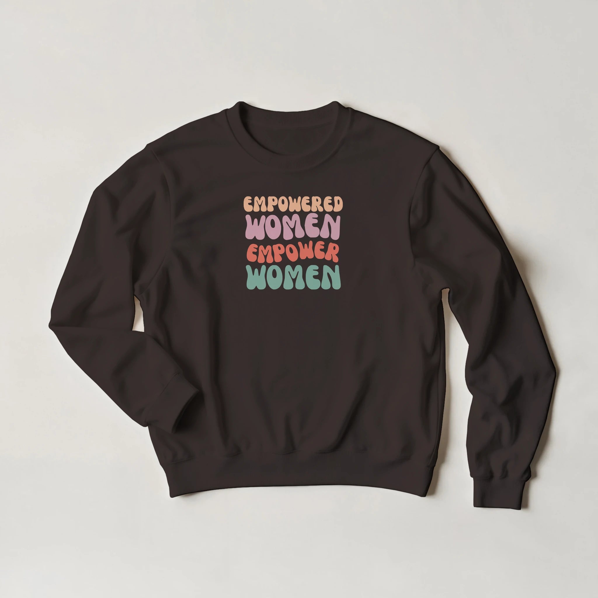 Rise Together · Adult Sweatshirt Bold Dark Chocolate - BM ink.