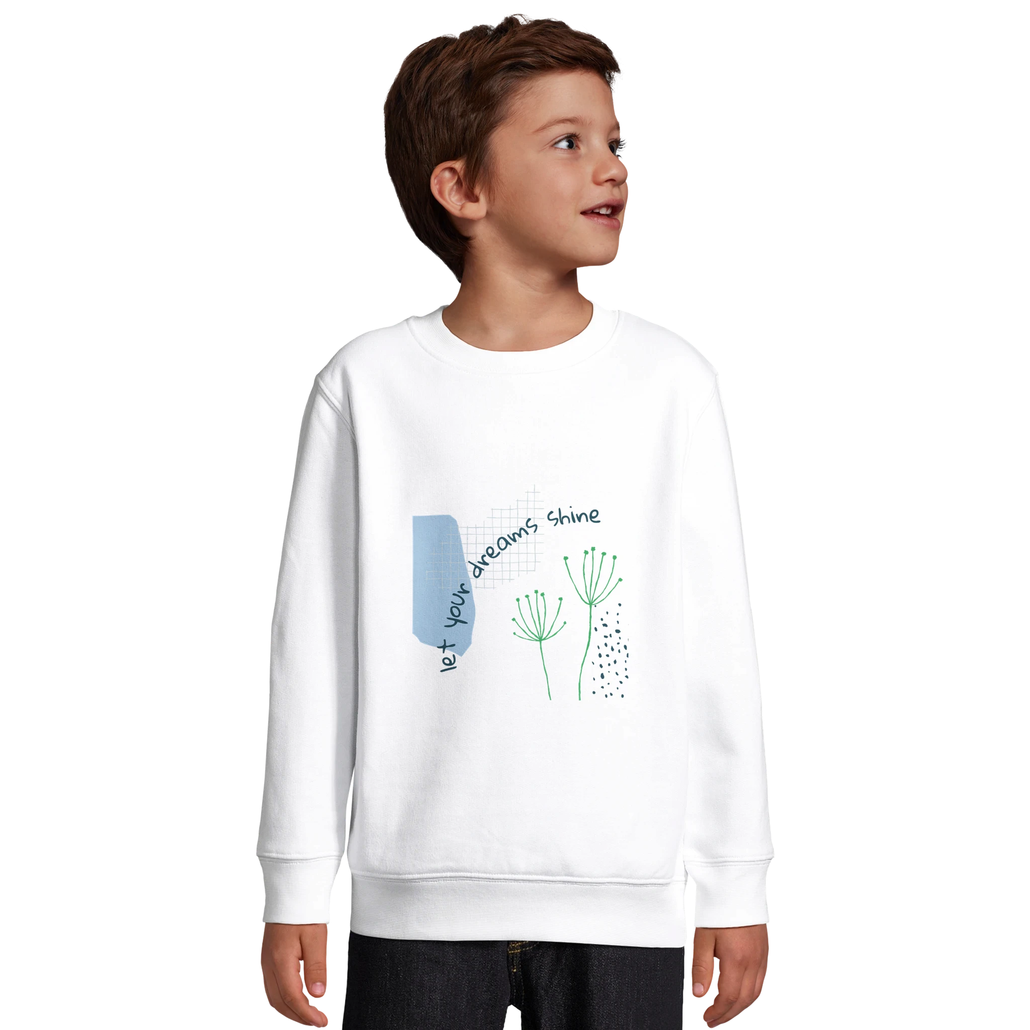 Kids Sweatshirt · Let Your Dreams Shine - BM ink.