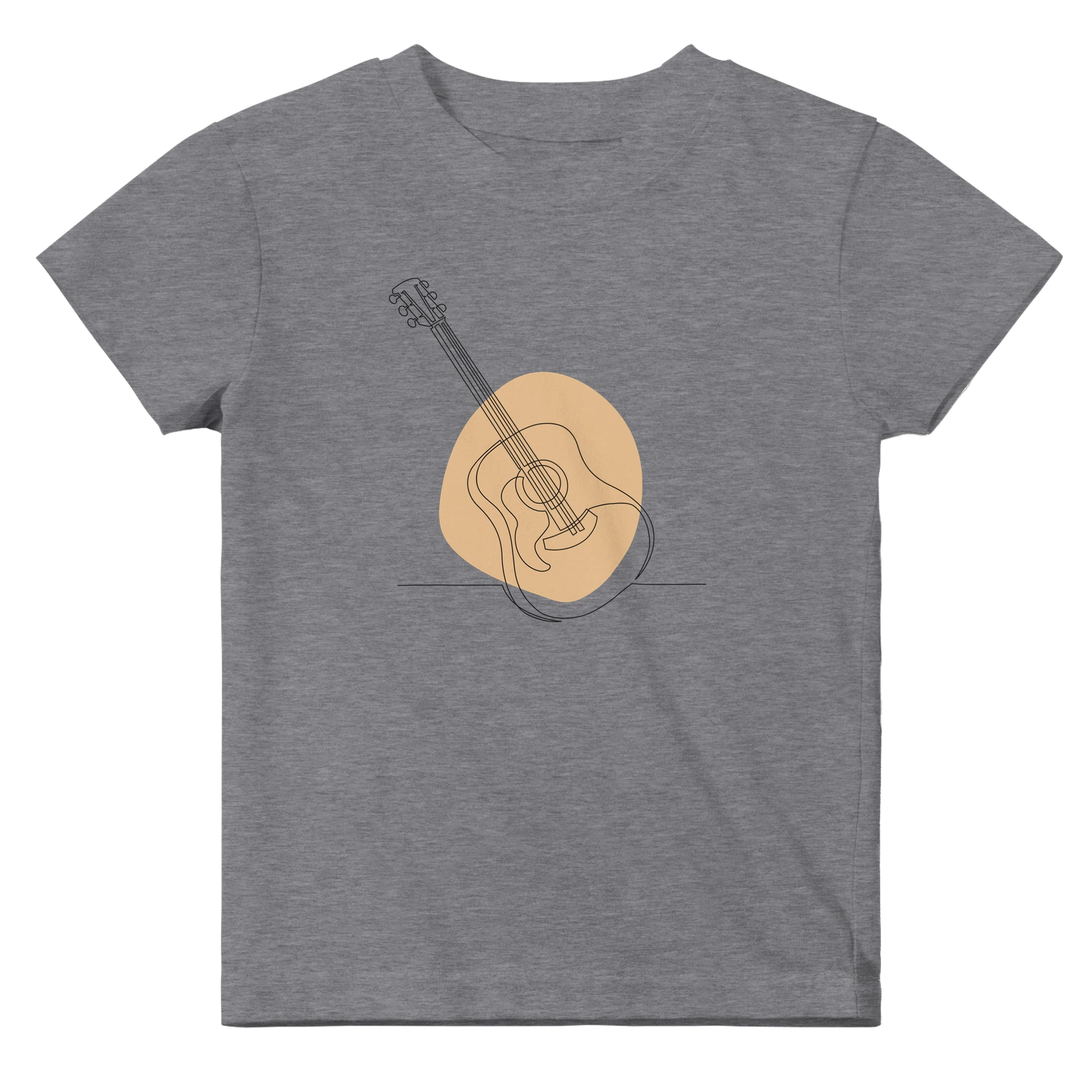 Baby T-Shirt · Acoustic Guitar (Light) Heather Gray - BM ink.