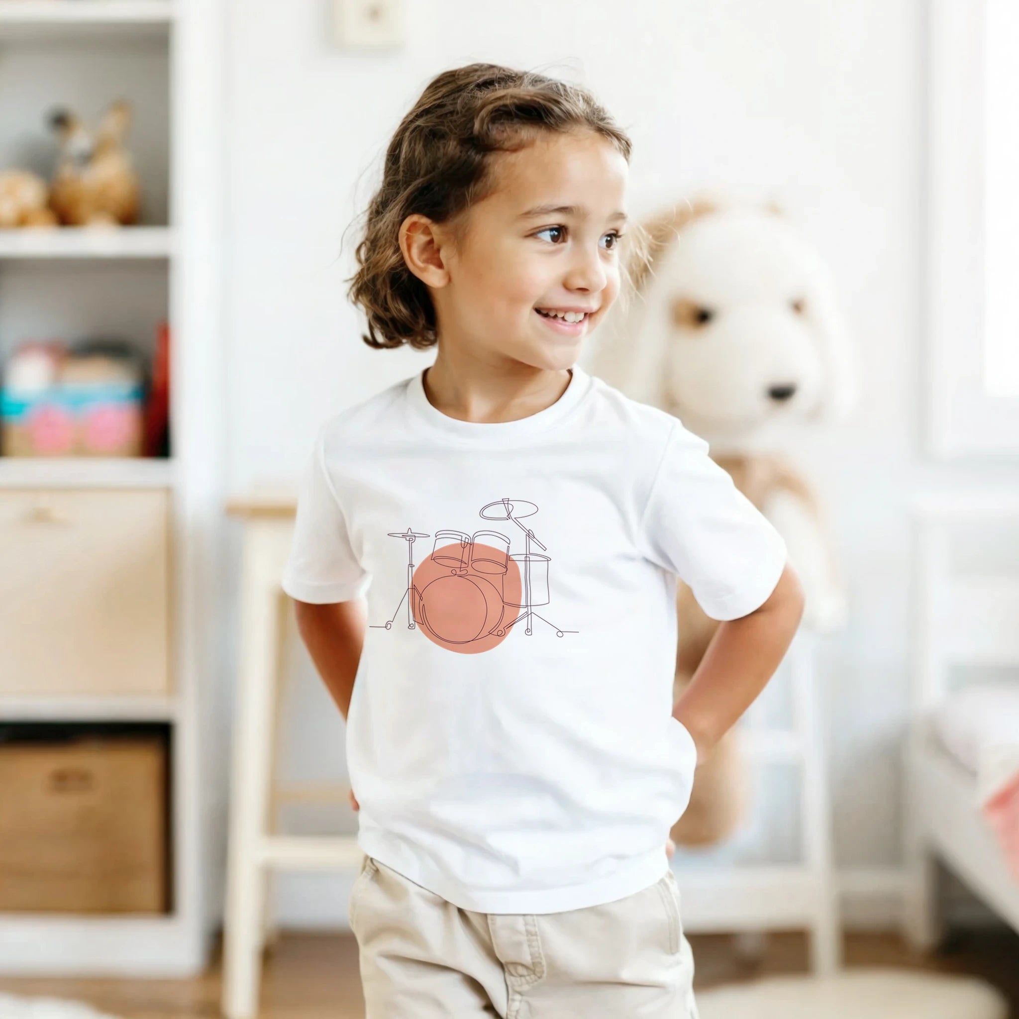 Kids T-Shirt · Drum Set (Bold) - BM ink.