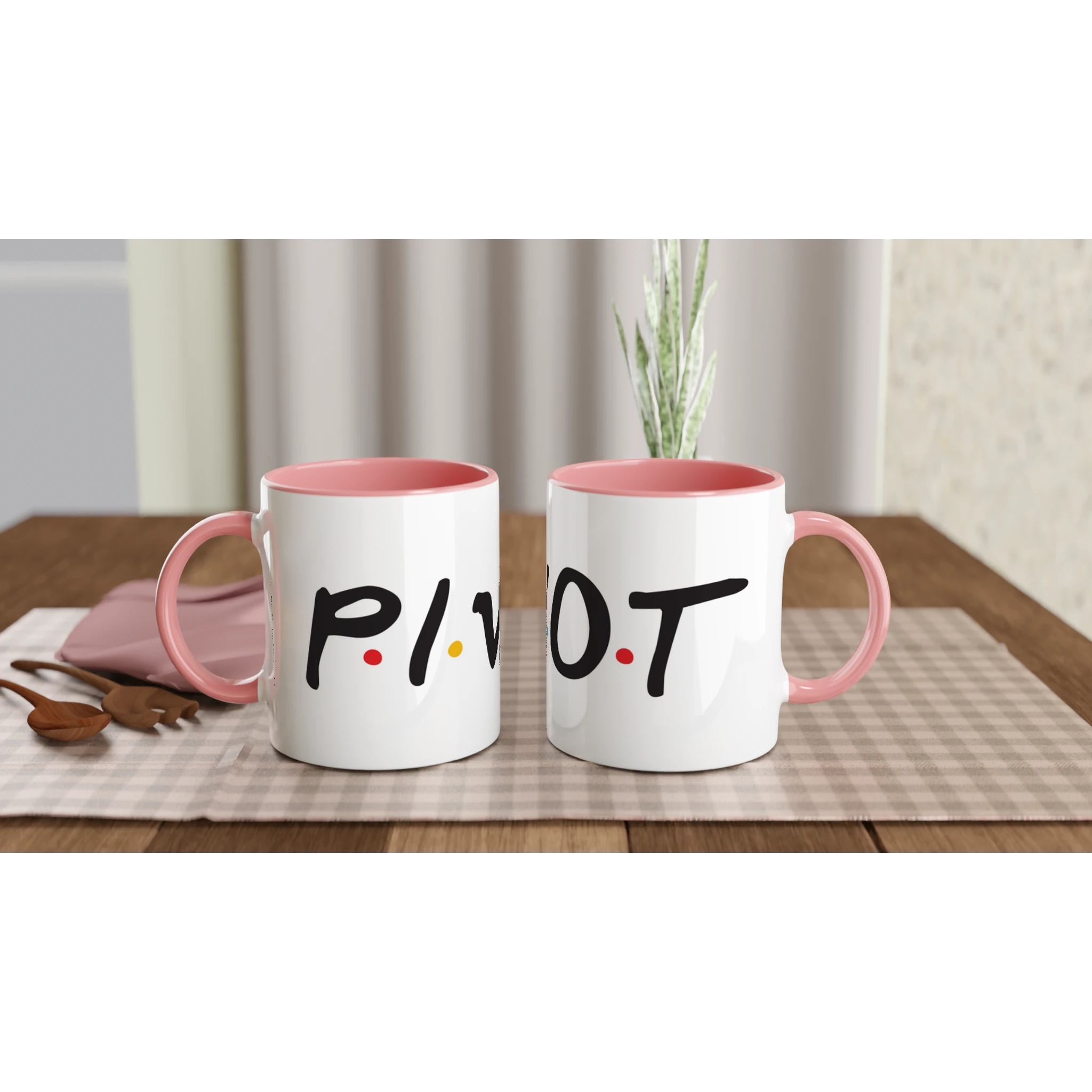 Ceramic Mug · Friends Pivot Ceramic Pink - BM ink.