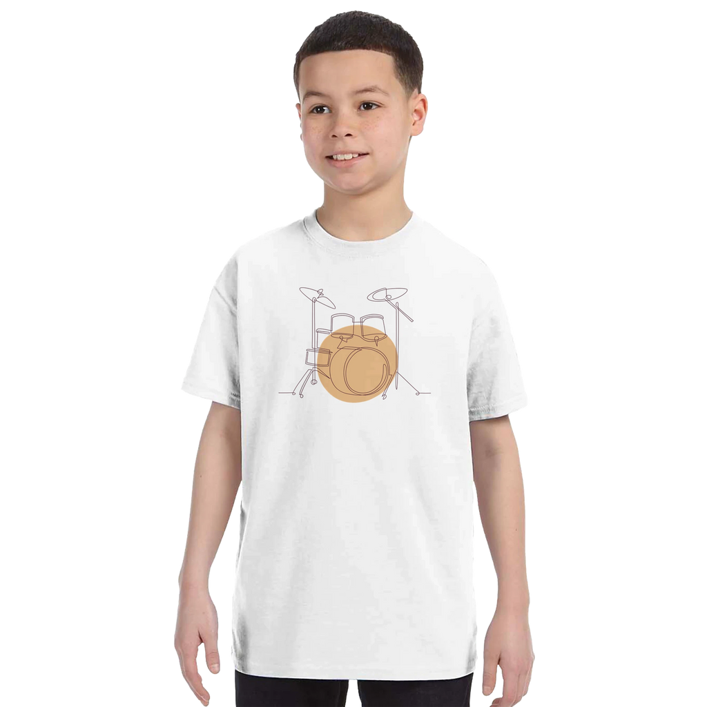 Kids T-Shirt · Drum Set (Light) - BM ink.