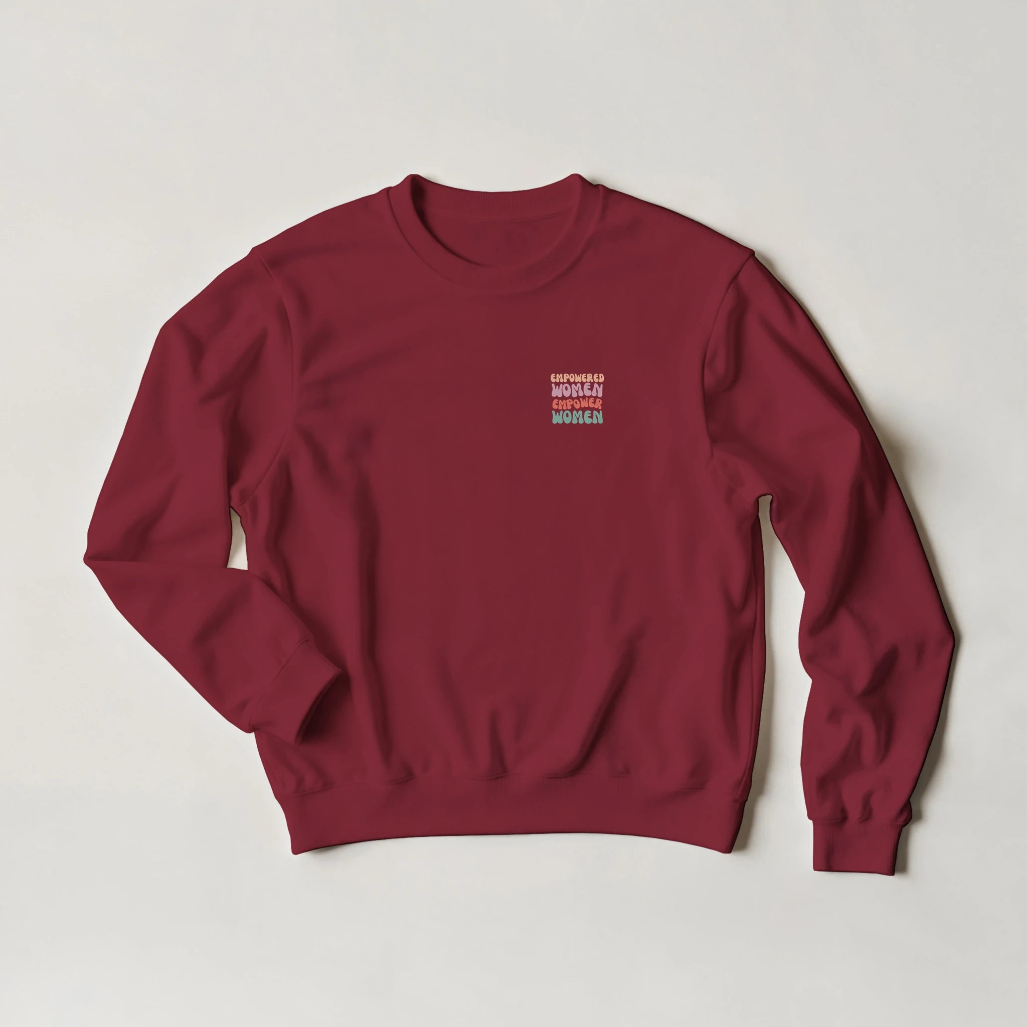 Rise Together · Adult Sweatshirt Subtle Garnet - BM ink.