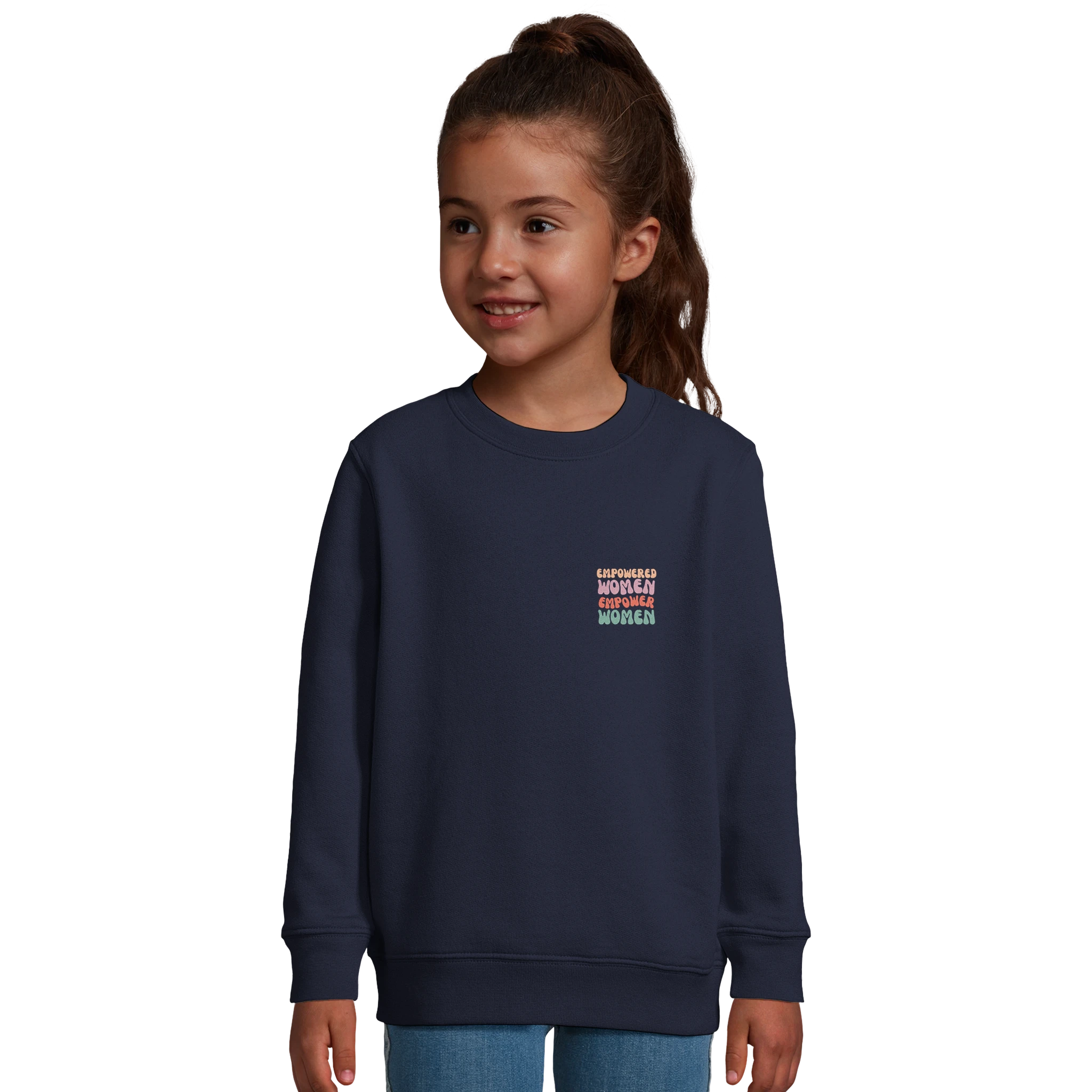 Rise Together · Kids Sweatshirt Subtle French Navy - BM ink.