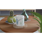 Ceramic Mug · Let Your Dreams Shine Ceramic White Left - BM ink.