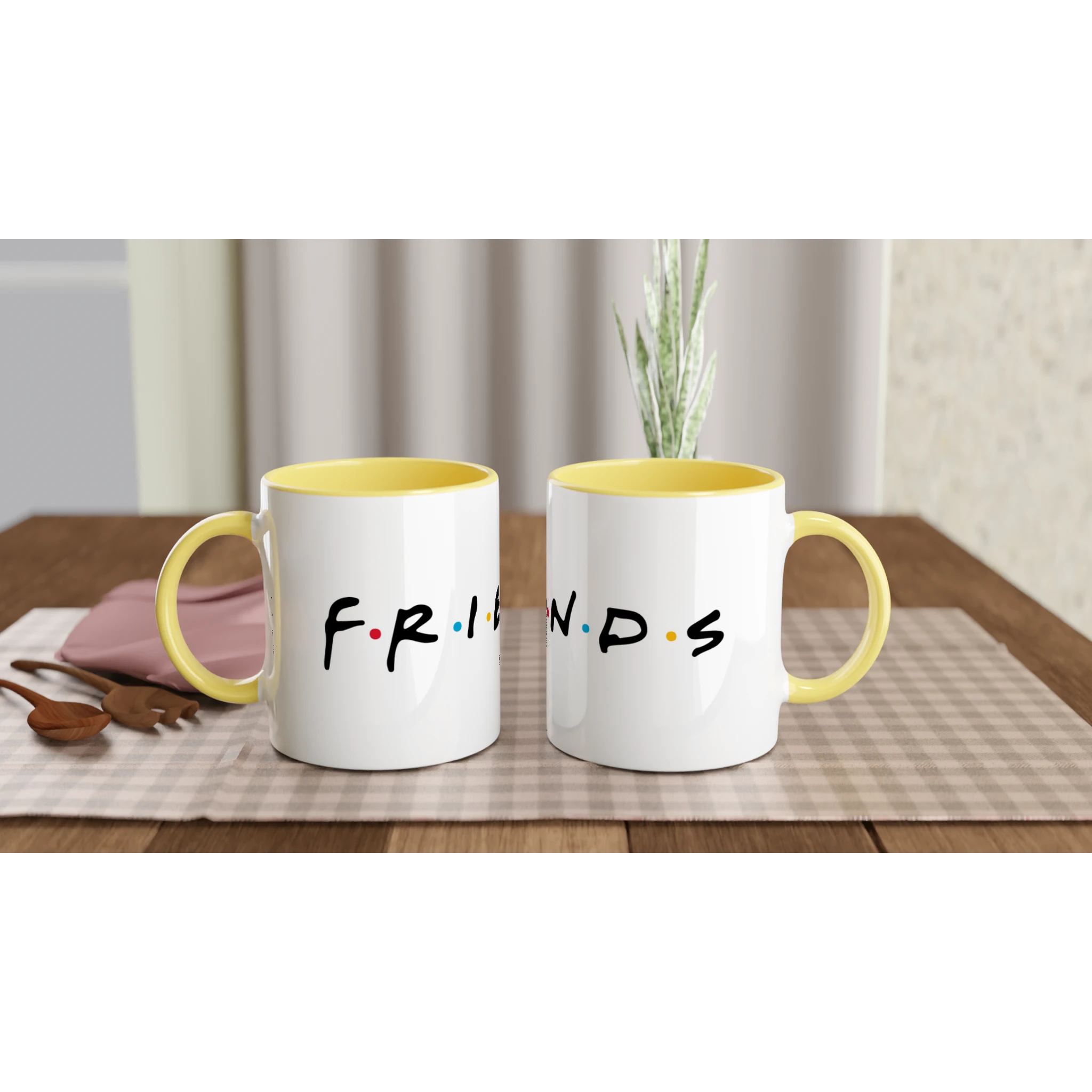 Ceramic Mug · Friends Logo Ceramic Yellow - BM ink.